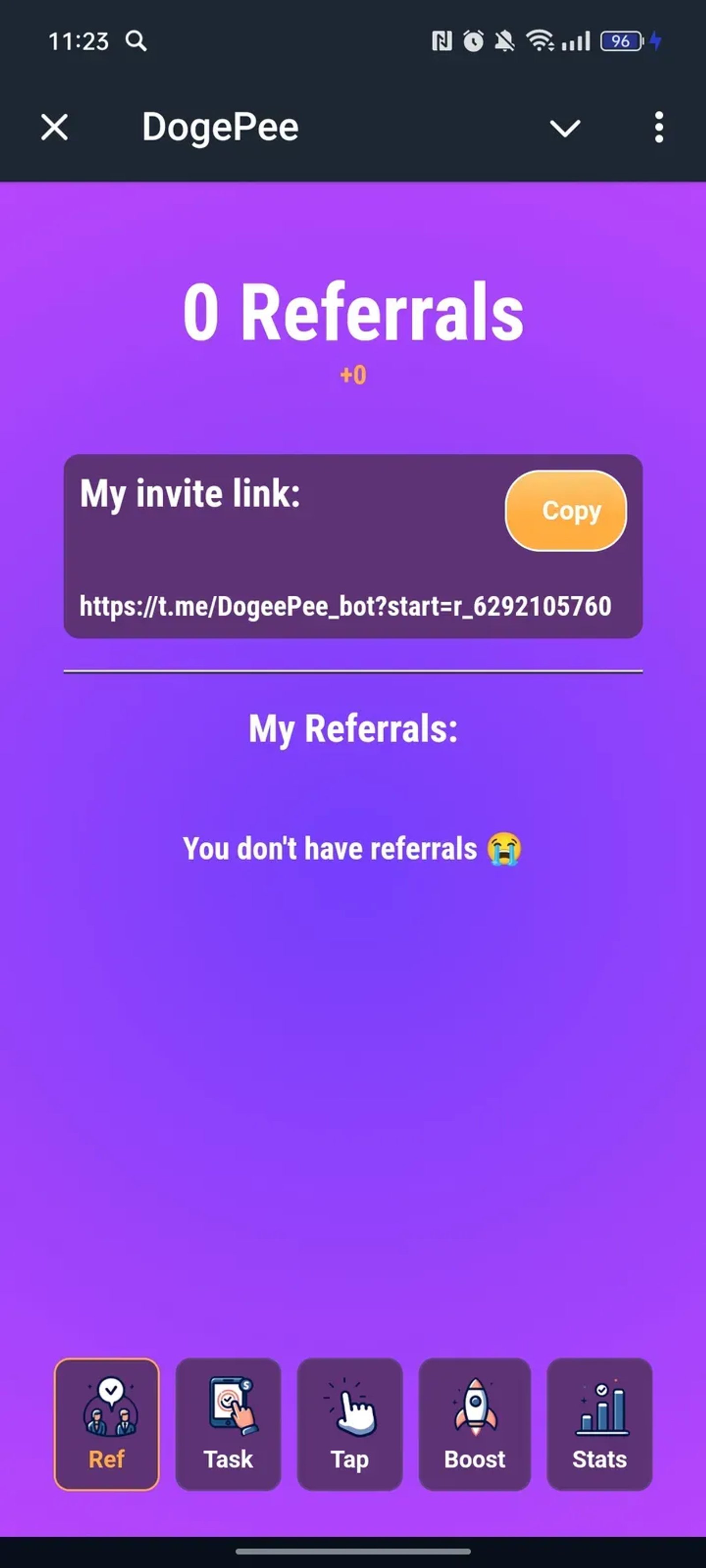 DogePee в Телеграм — скриншот 3