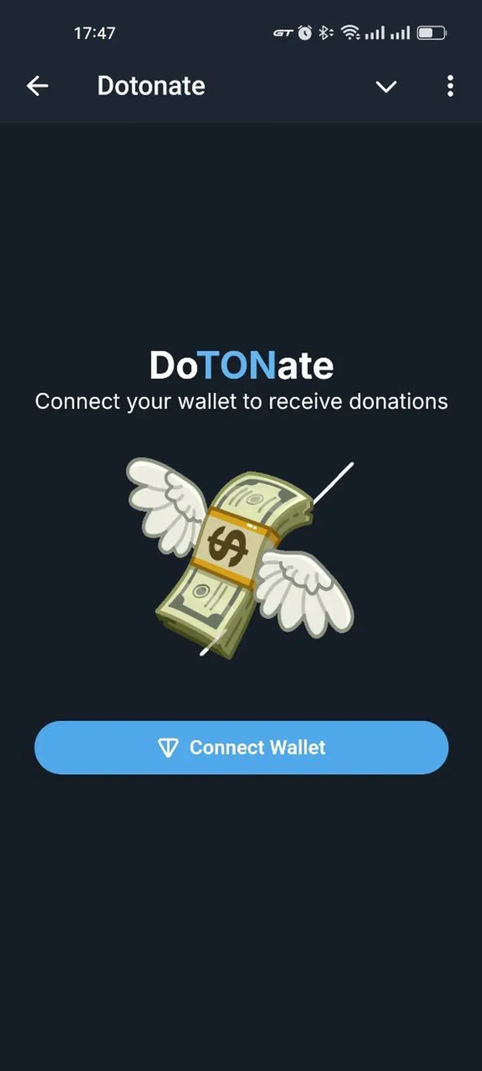 Dotonate в Телеграм — скриншот 1