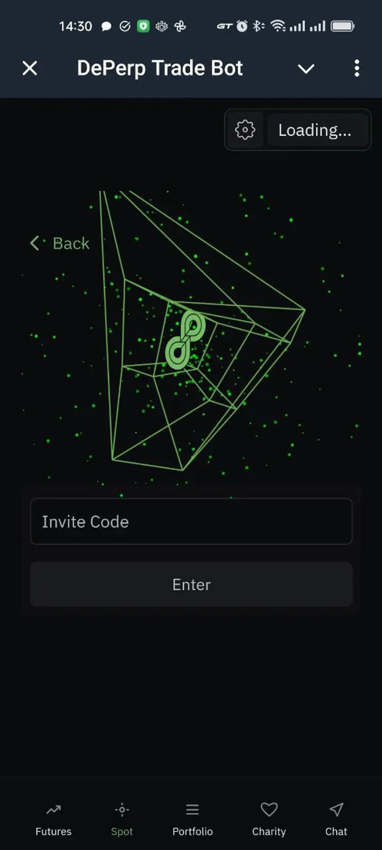 DePerp Trade Bot в Телеграм — скриншот 4
