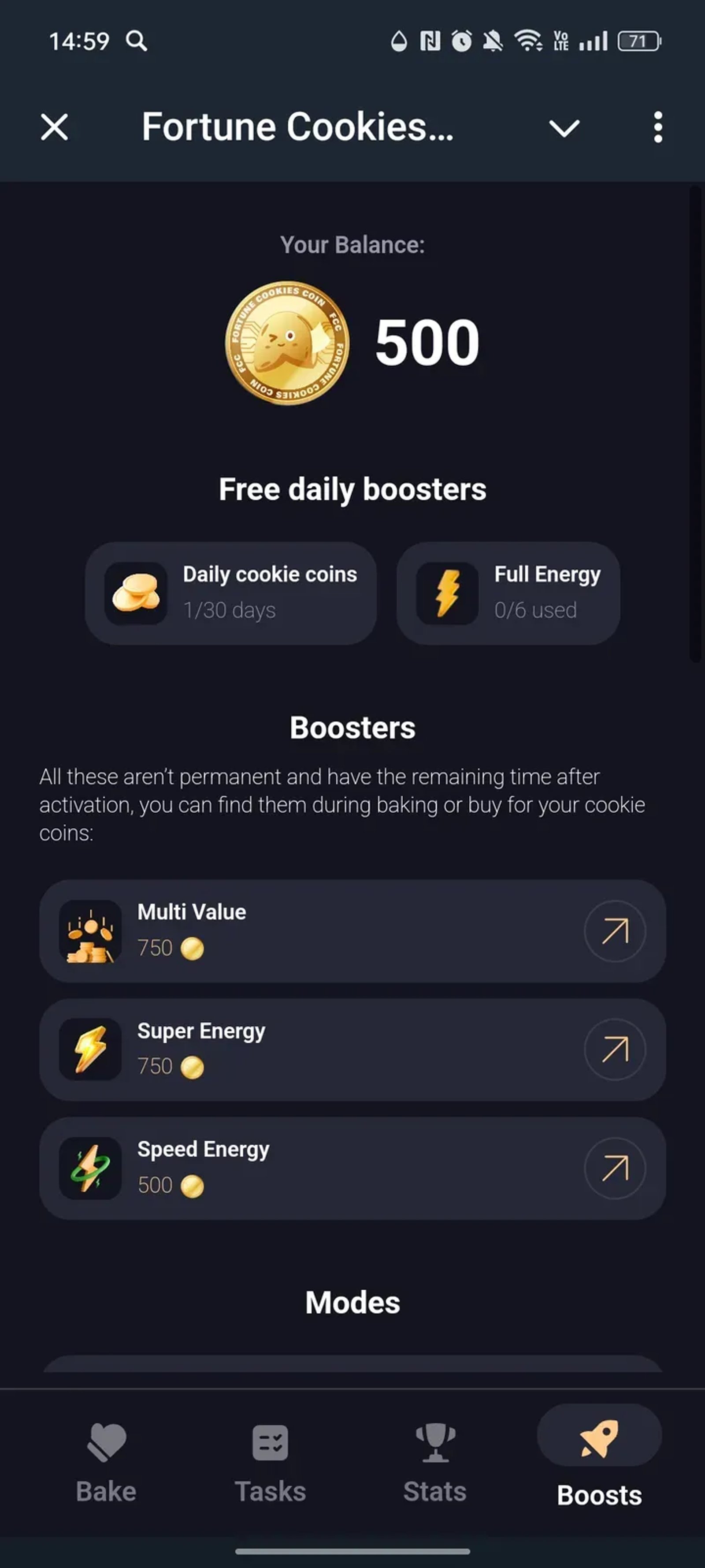 Fortune Cookies Coin в Телеграм — скриншот 4