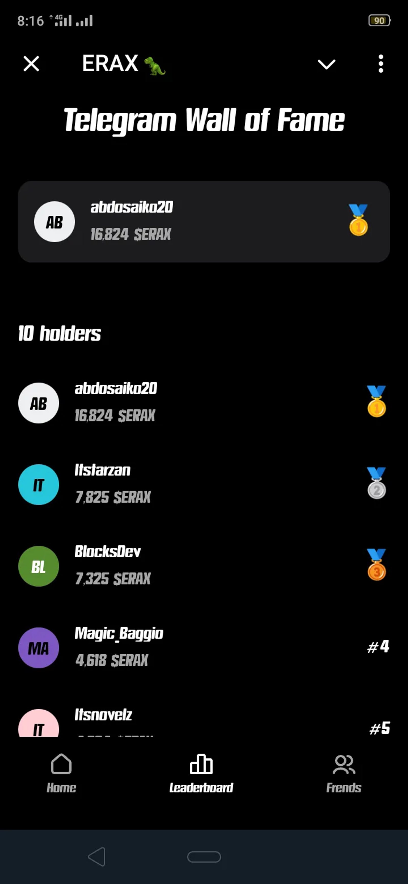 ERAX π¦ Π² Π’Π΅Π»Π΅Π³ΡΠ°ΠΌ β ΡΠΊΡΠΈΠ½ΡΠΎΡ 1