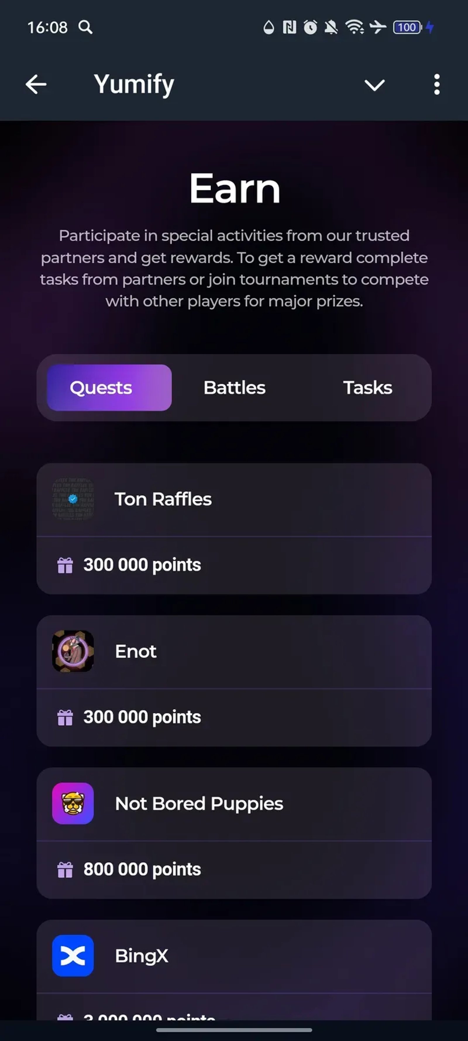 Yumify Telegram Screenshot 2