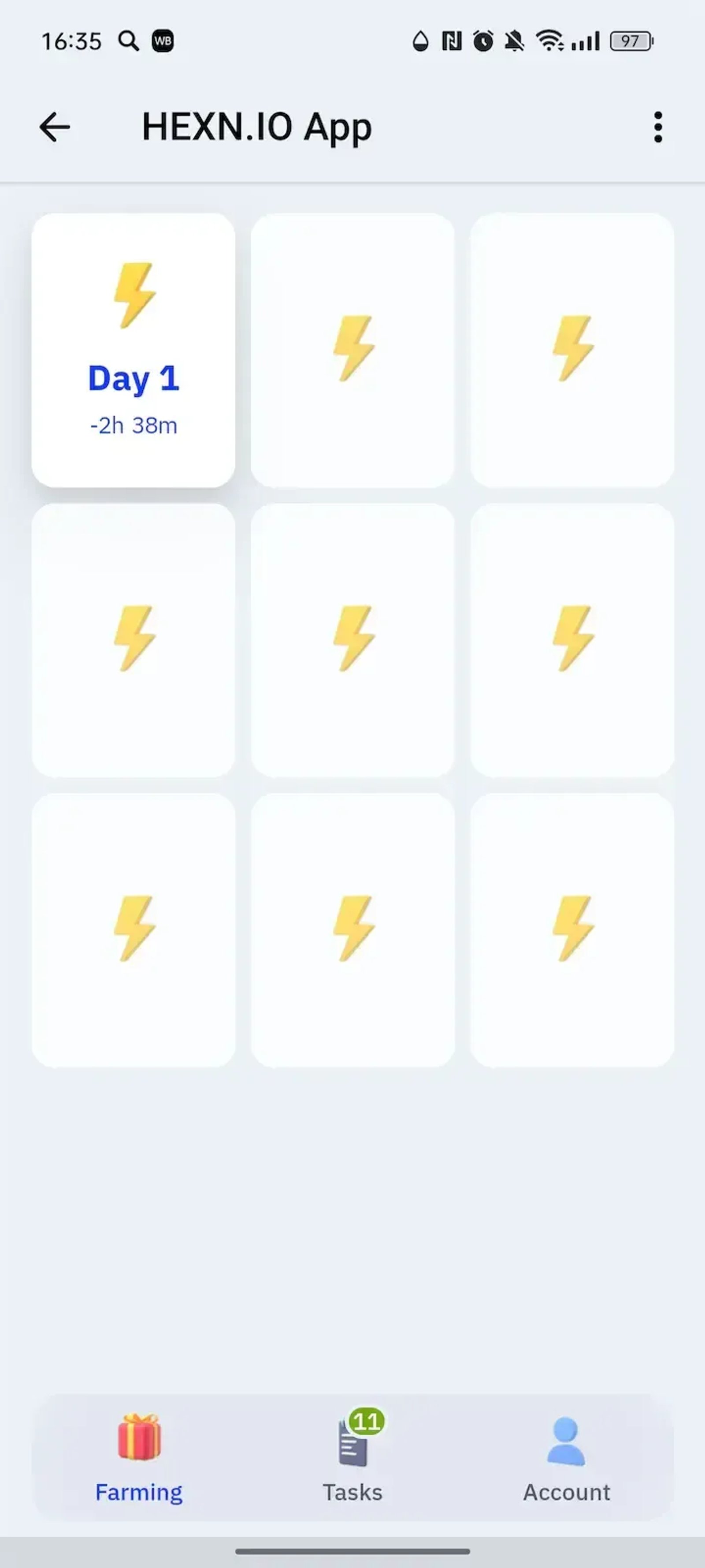 HEXN.IO App в Телеграм — скриншот 4