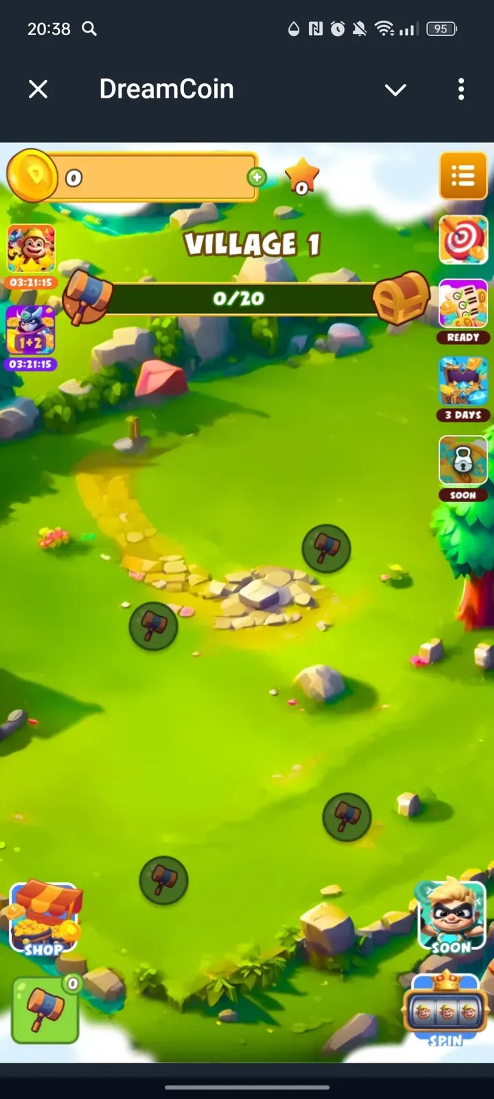 DreamCoin в Телеграм — скриншот 4