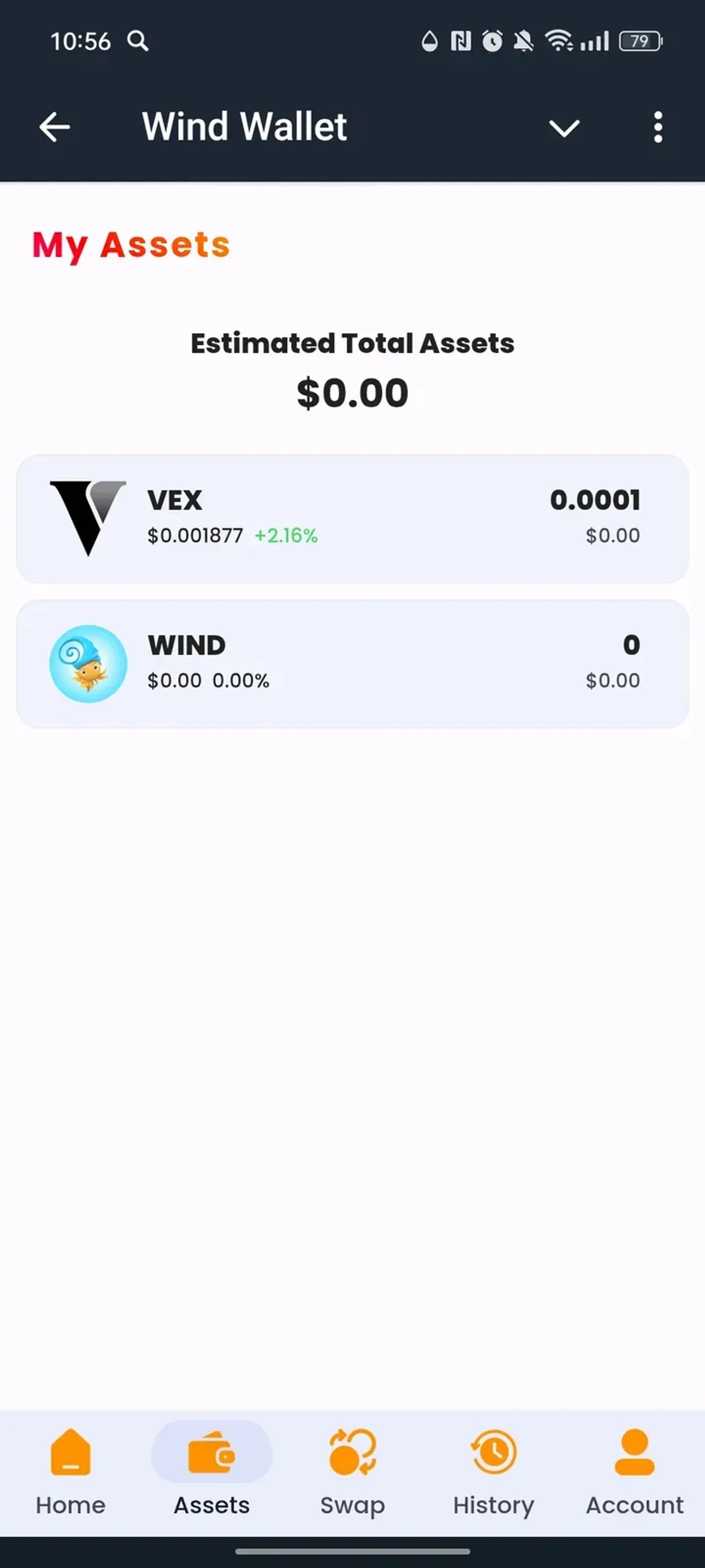 Wind Wallet в Телеграм — скриншот 2