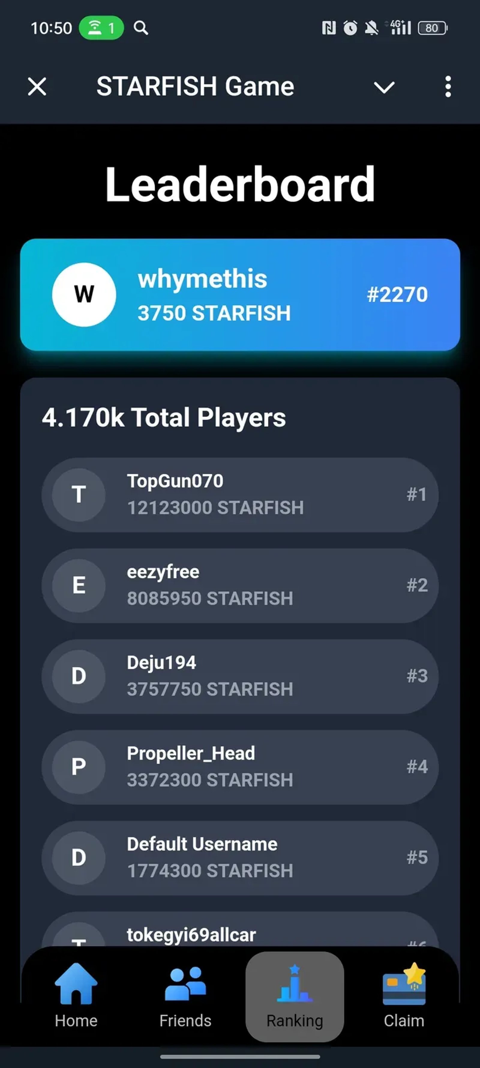 STARFISH App в Телеграм — скриншот 3