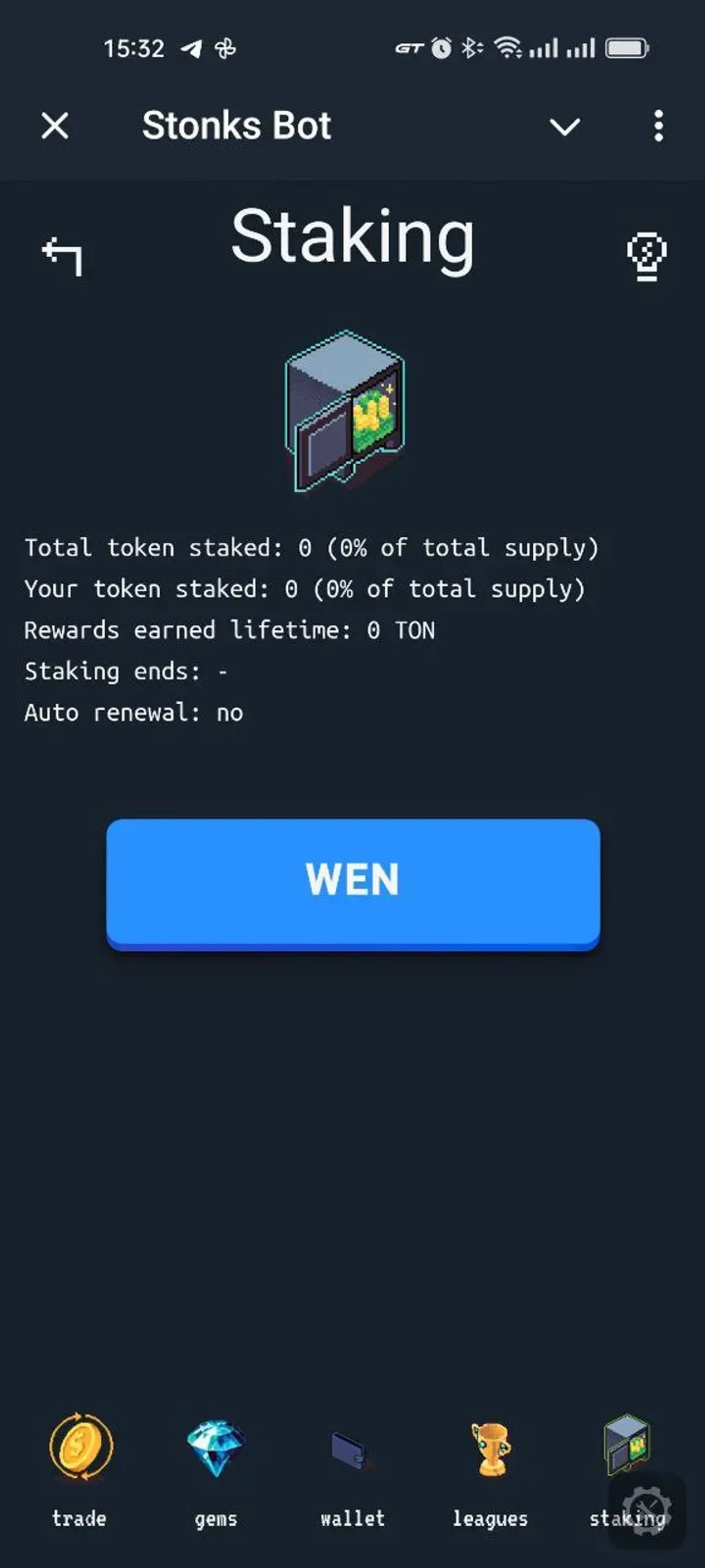 Stonks Bot в Телеграм — скриншот 3