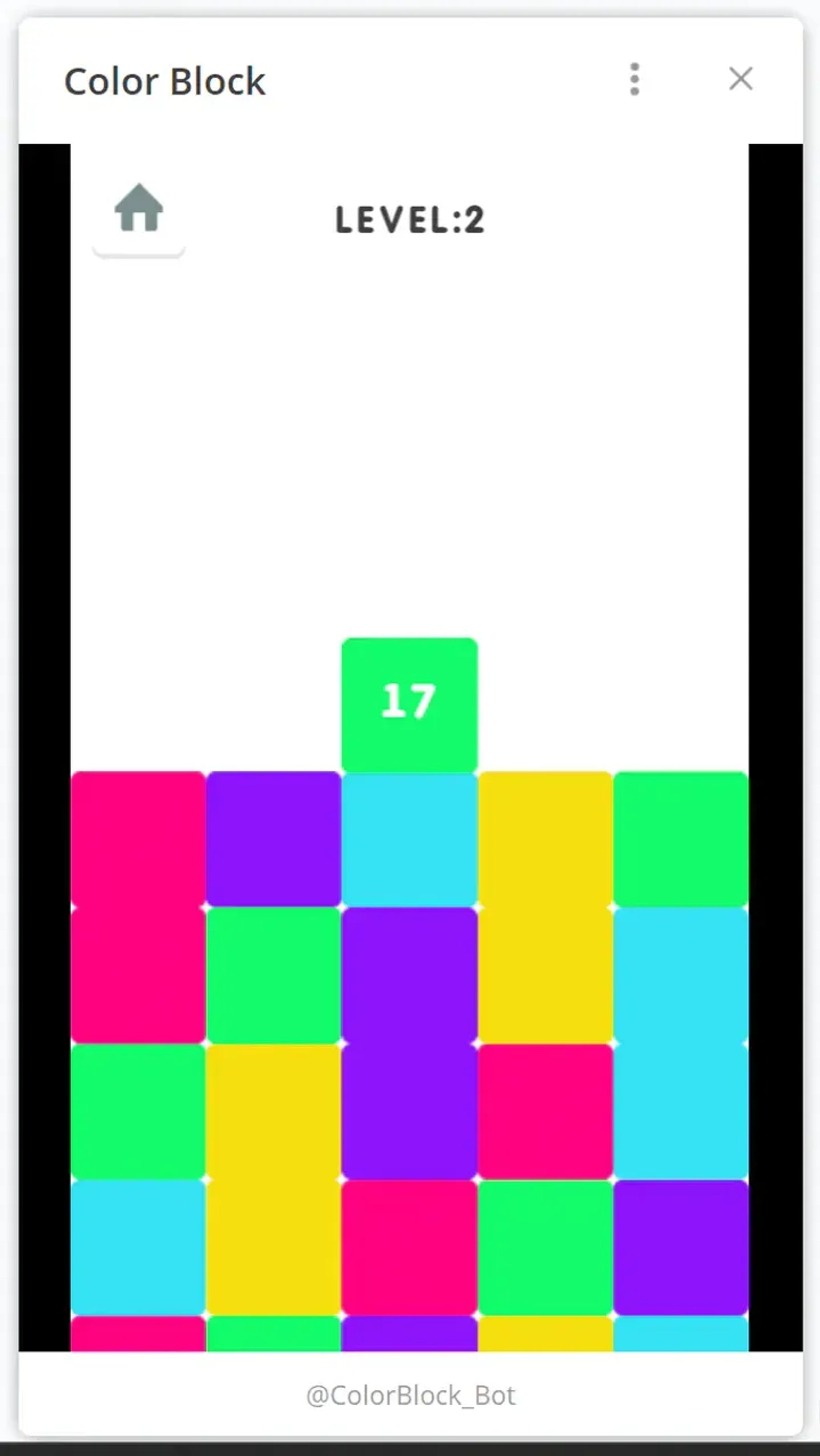 Color Block в Телеграм — скриншот 1