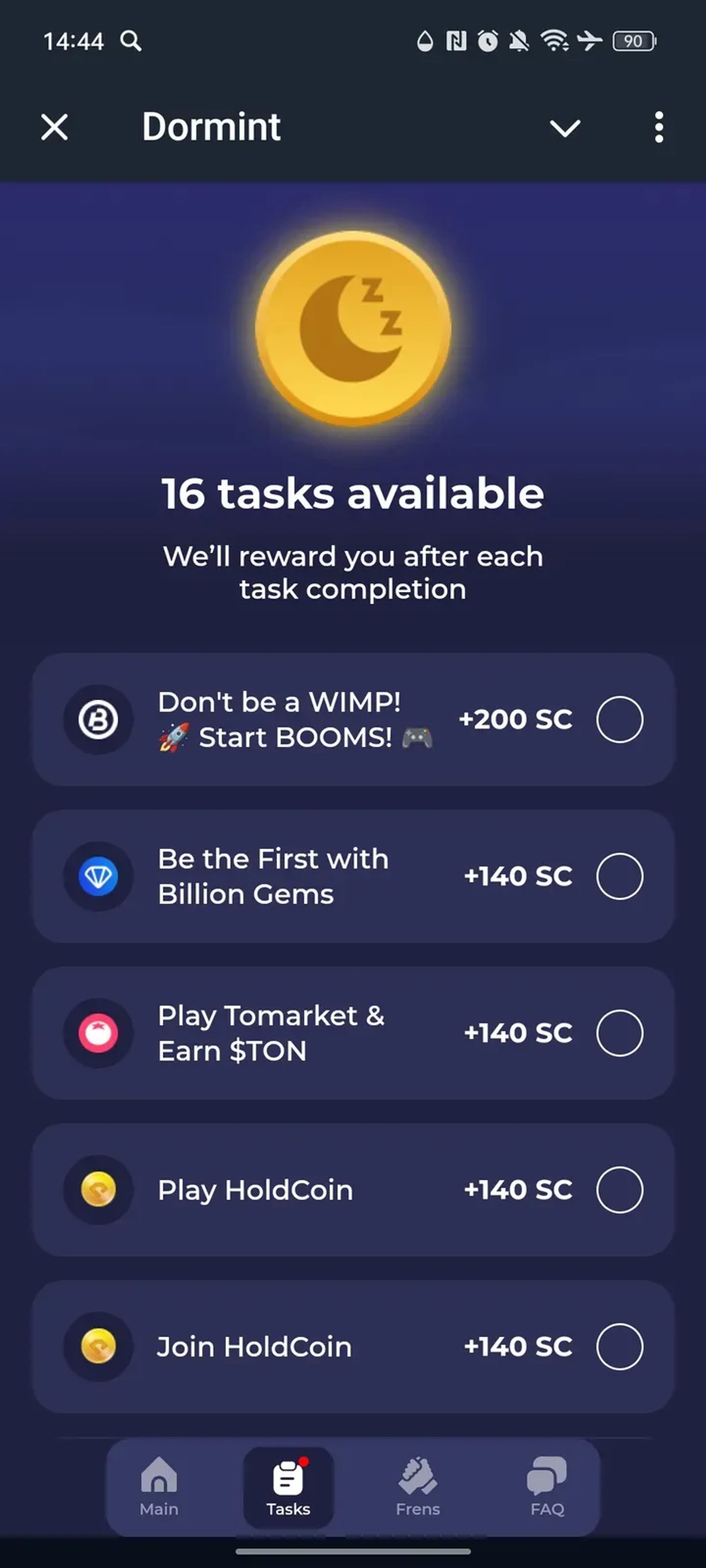 Dormint Telegram Screenshot 2