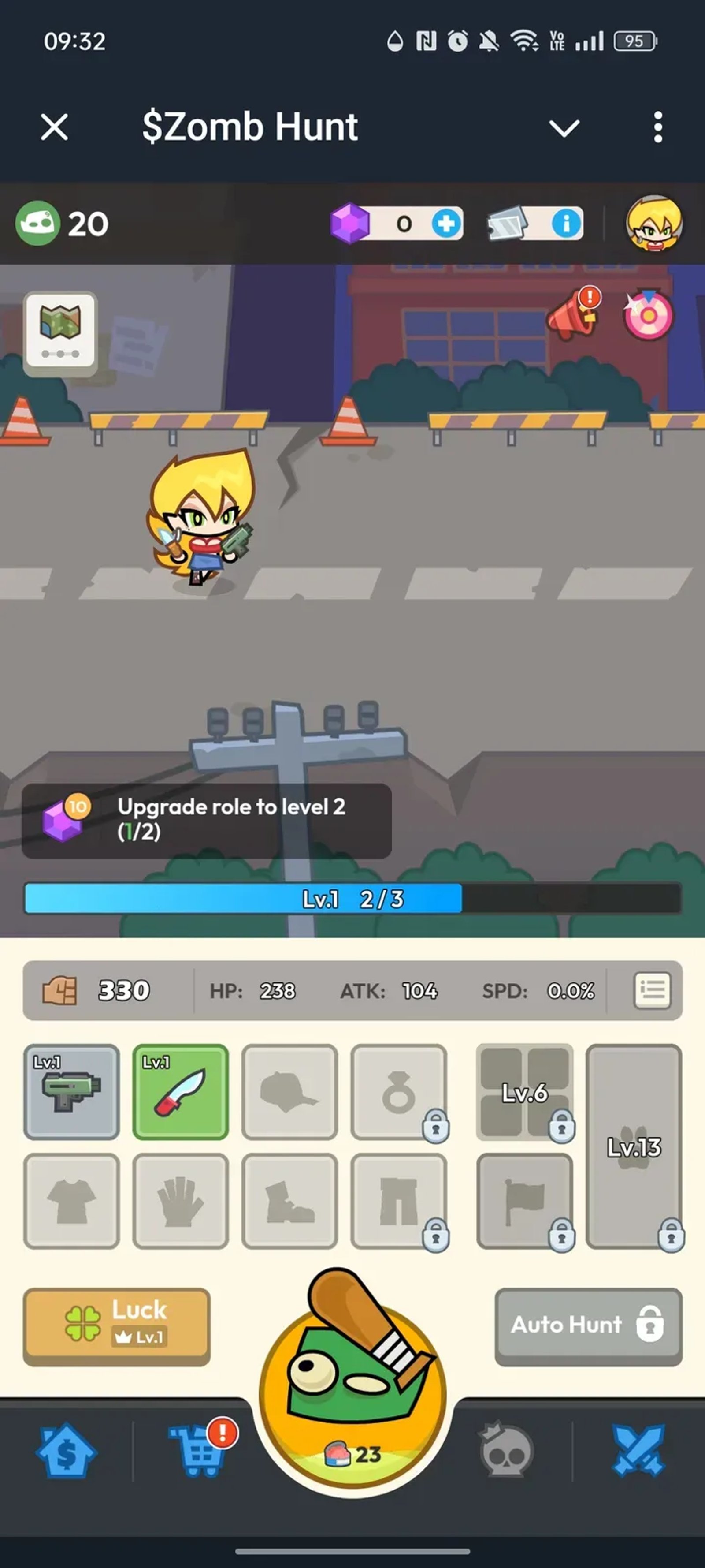 $Zomb Hunt Telegram Screenshot 1