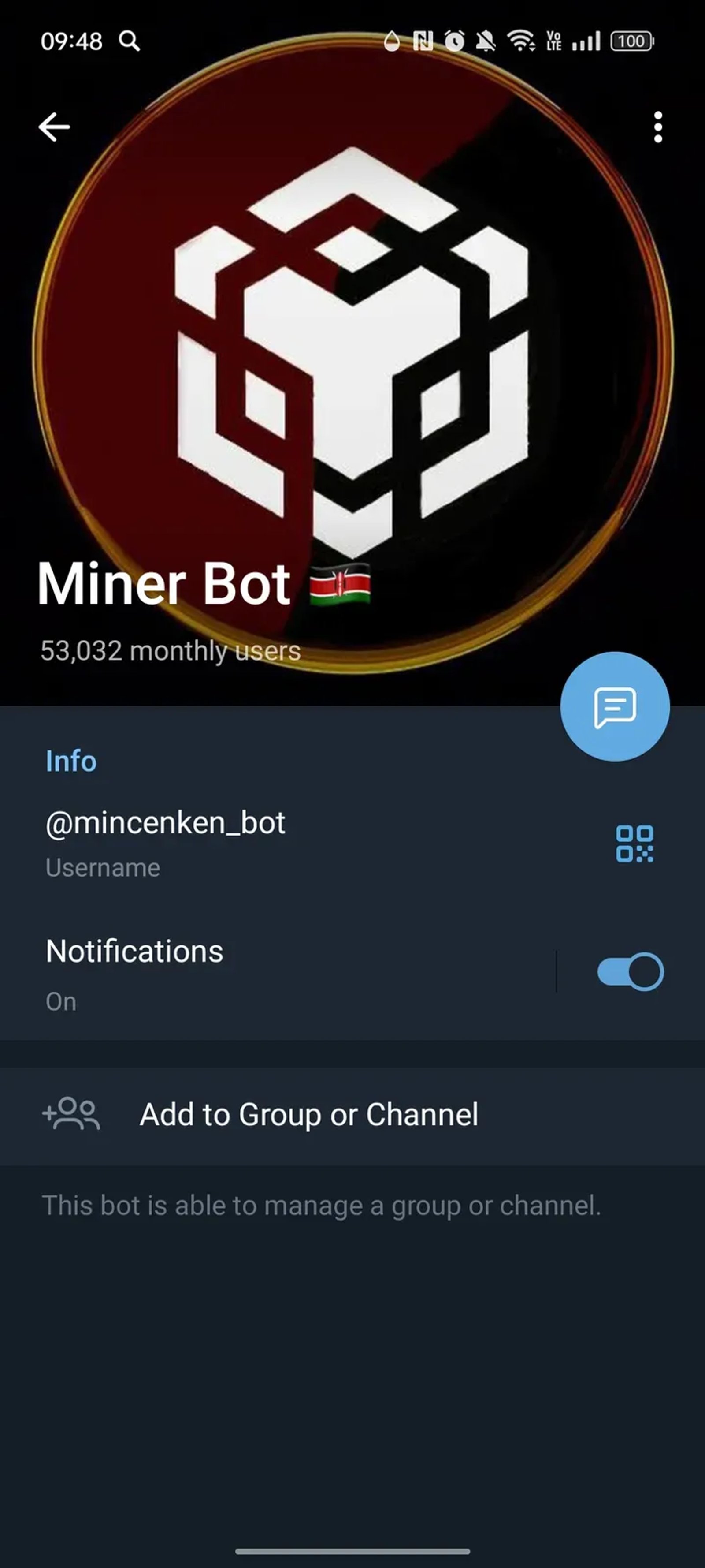 Minеr Bot 🇰🇪 в Телеграм — скриншот 4