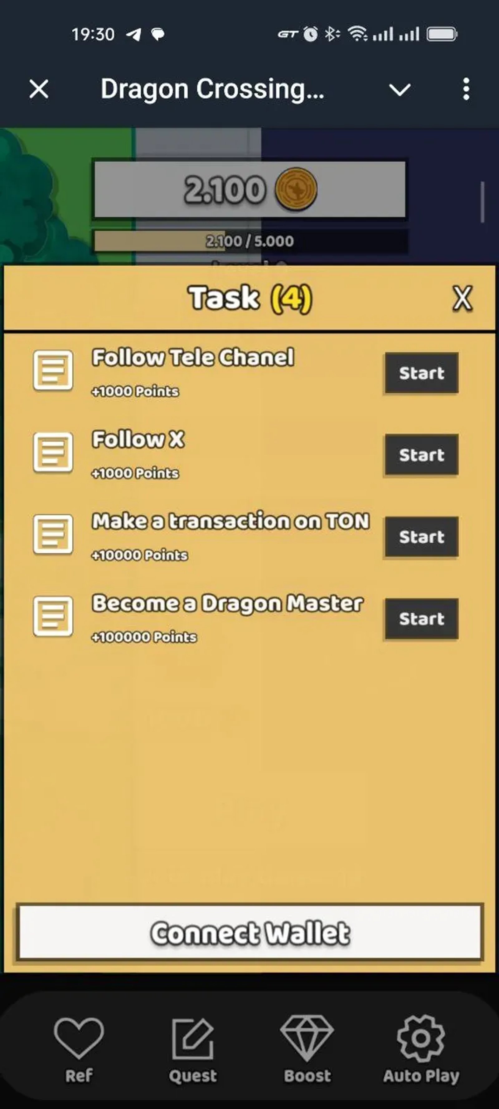 Dragon Crossing TON в Телеграм — скриншот 5