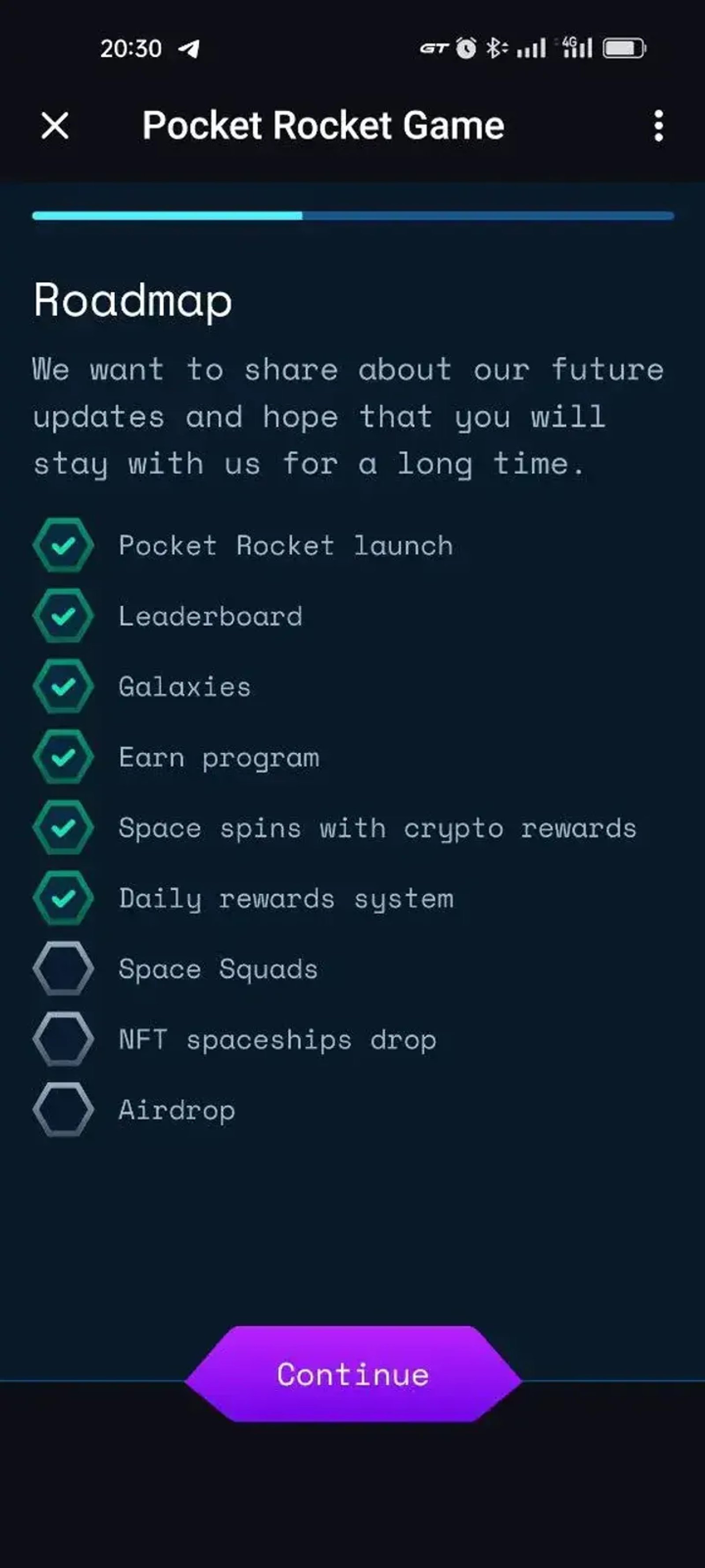 Pocket Rocket Game в Телеграм — скриншот 8