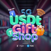 USDT Gift Shop Logo Telegram