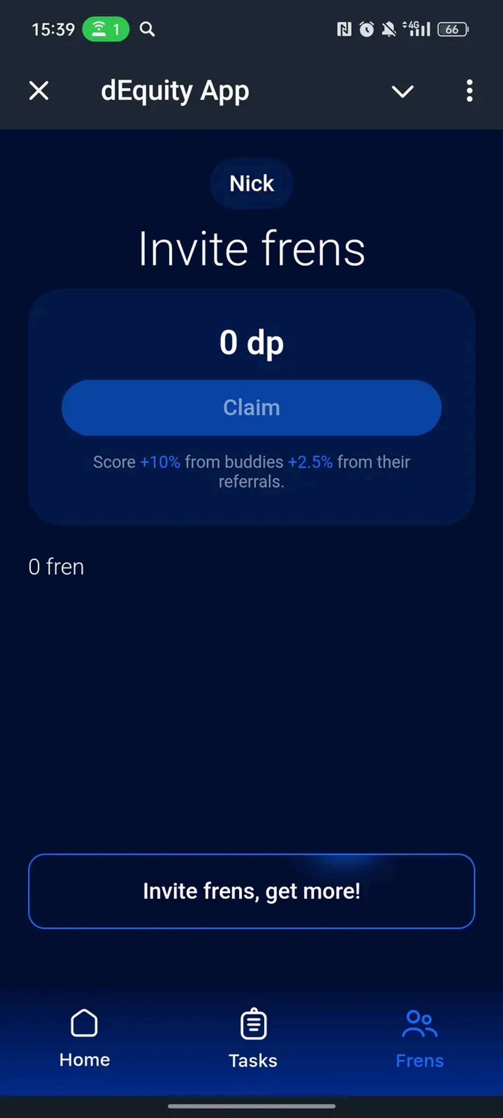 dEquity App в Телеграм — скриншот 3