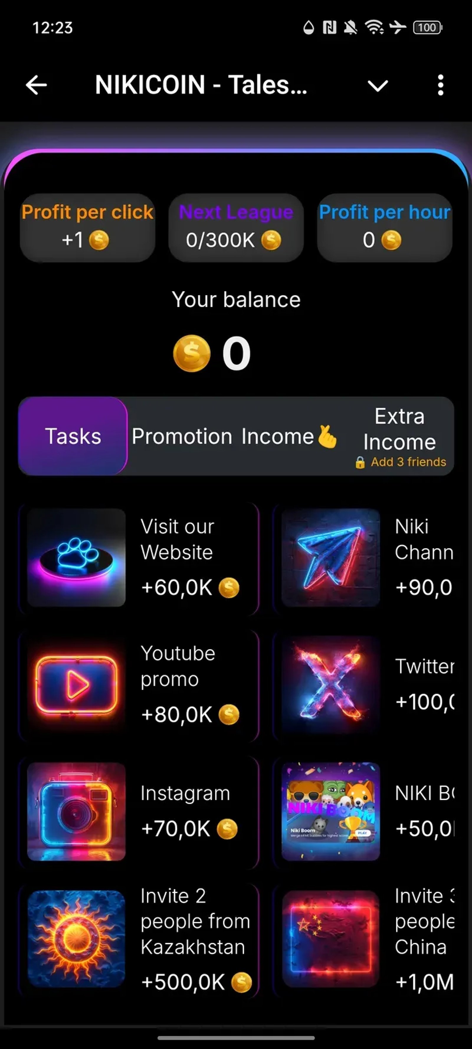 NIKICOIN - Tales of Telegramia в Телеграм — скриншот 2