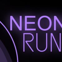 Neon Run Logo Telegram