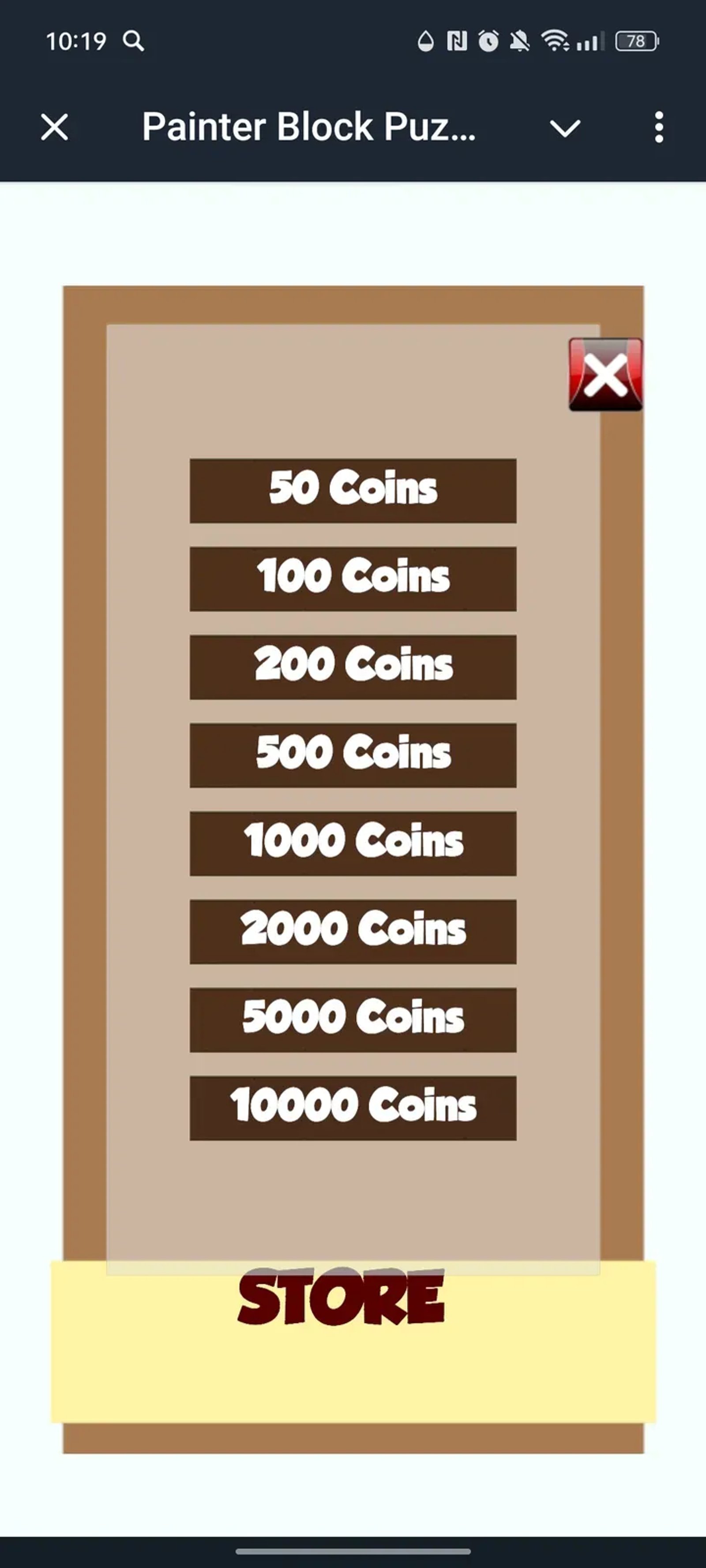 Painter Block Puzzle в Телеграм — скриншот 2