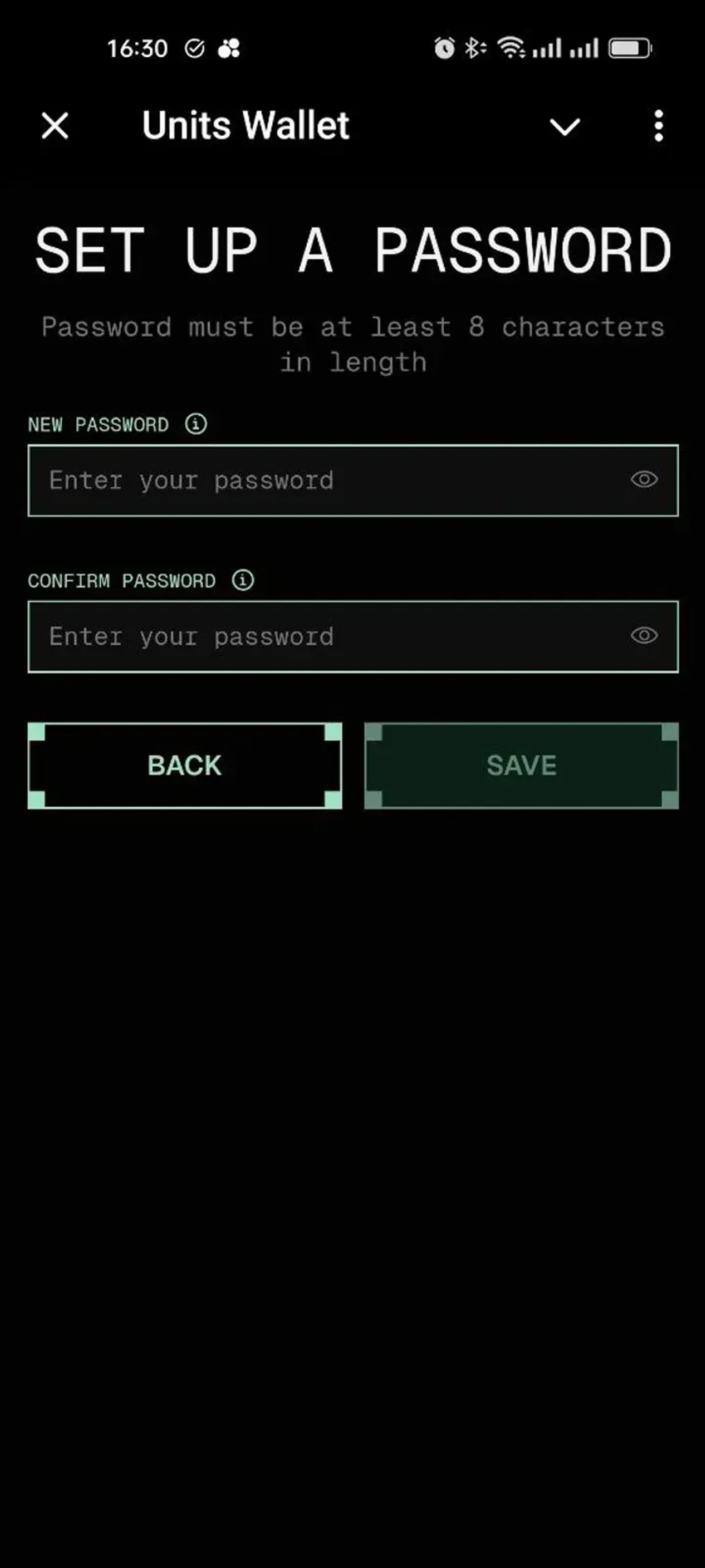 Units Wallet в Телеграм — скриншот 1