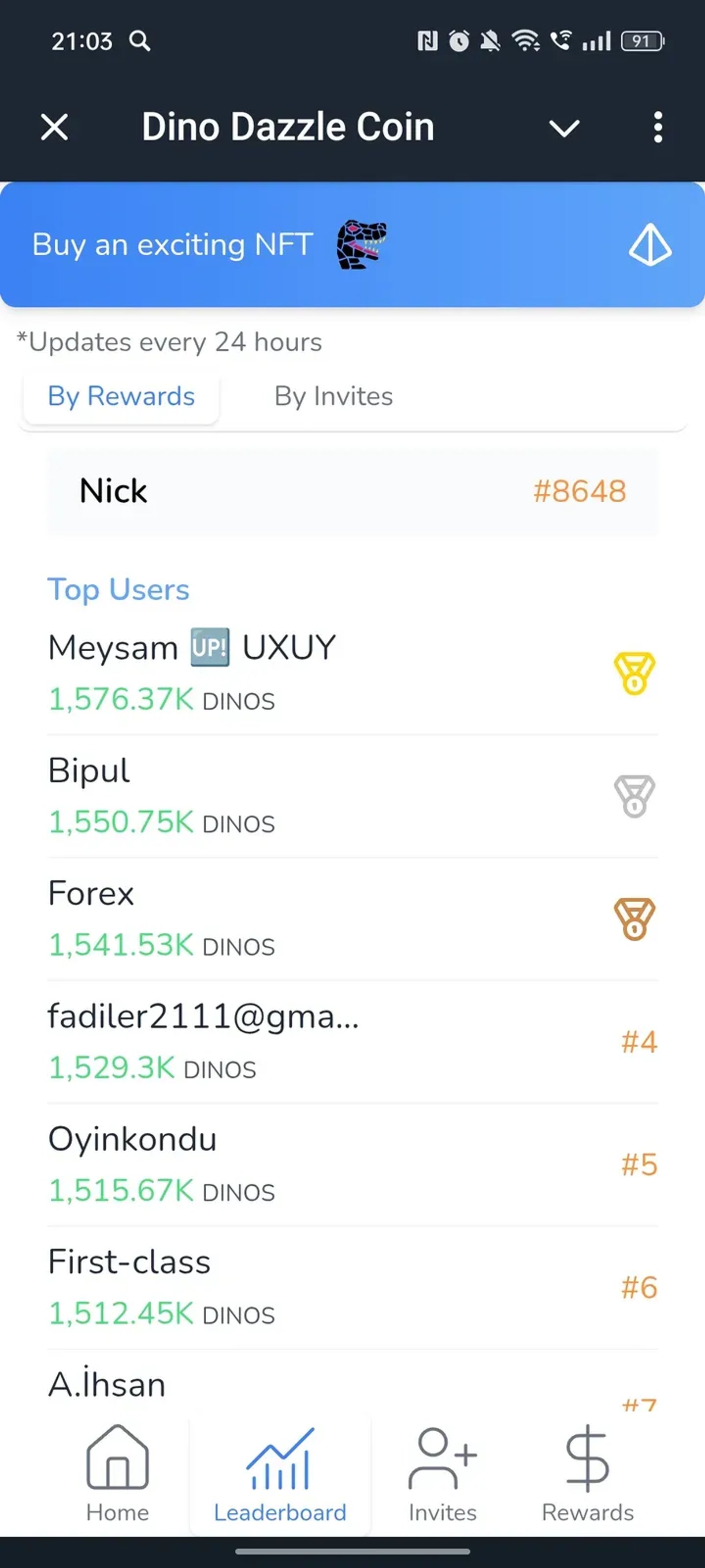 Dino Dazzle Coin в Телеграм — скриншот 4