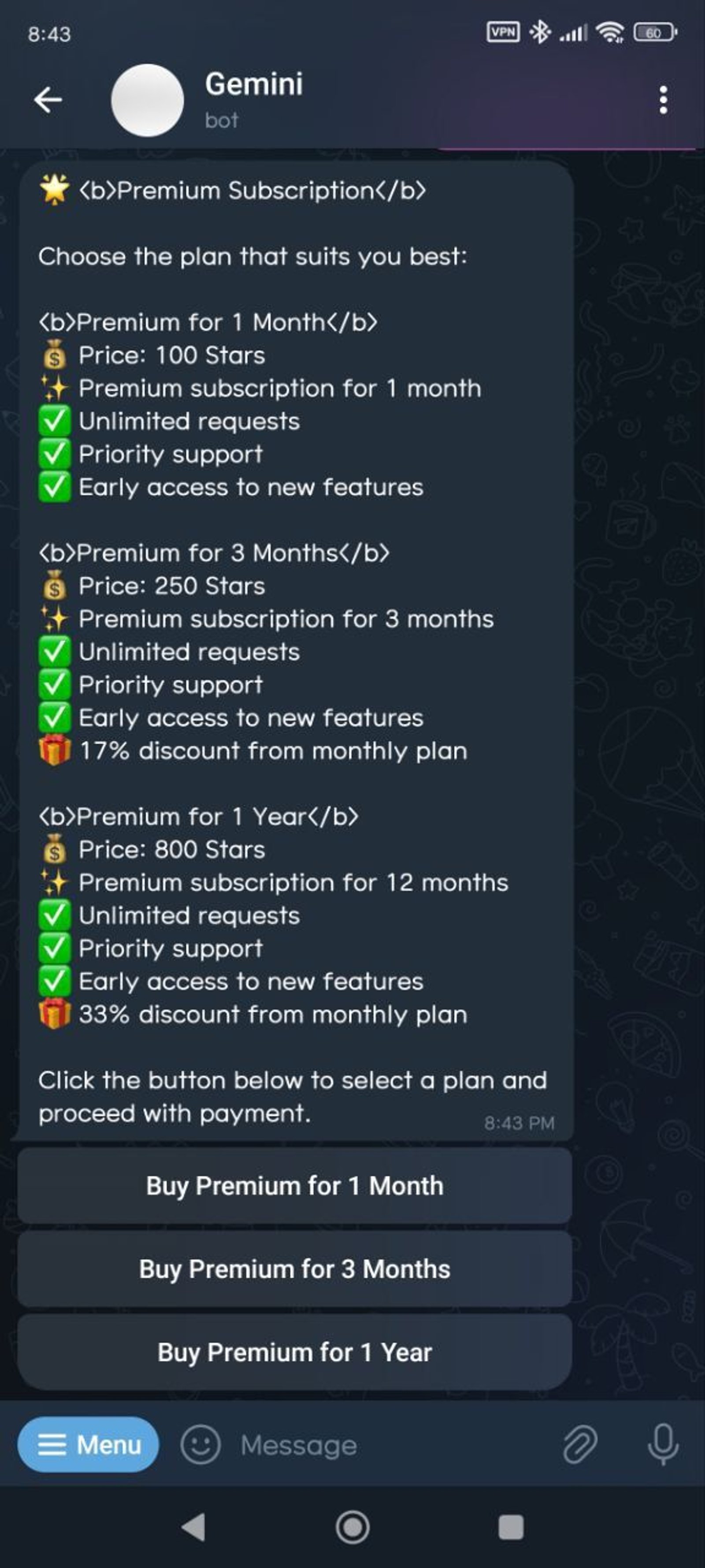 Gemini Telegram Screenshot 5