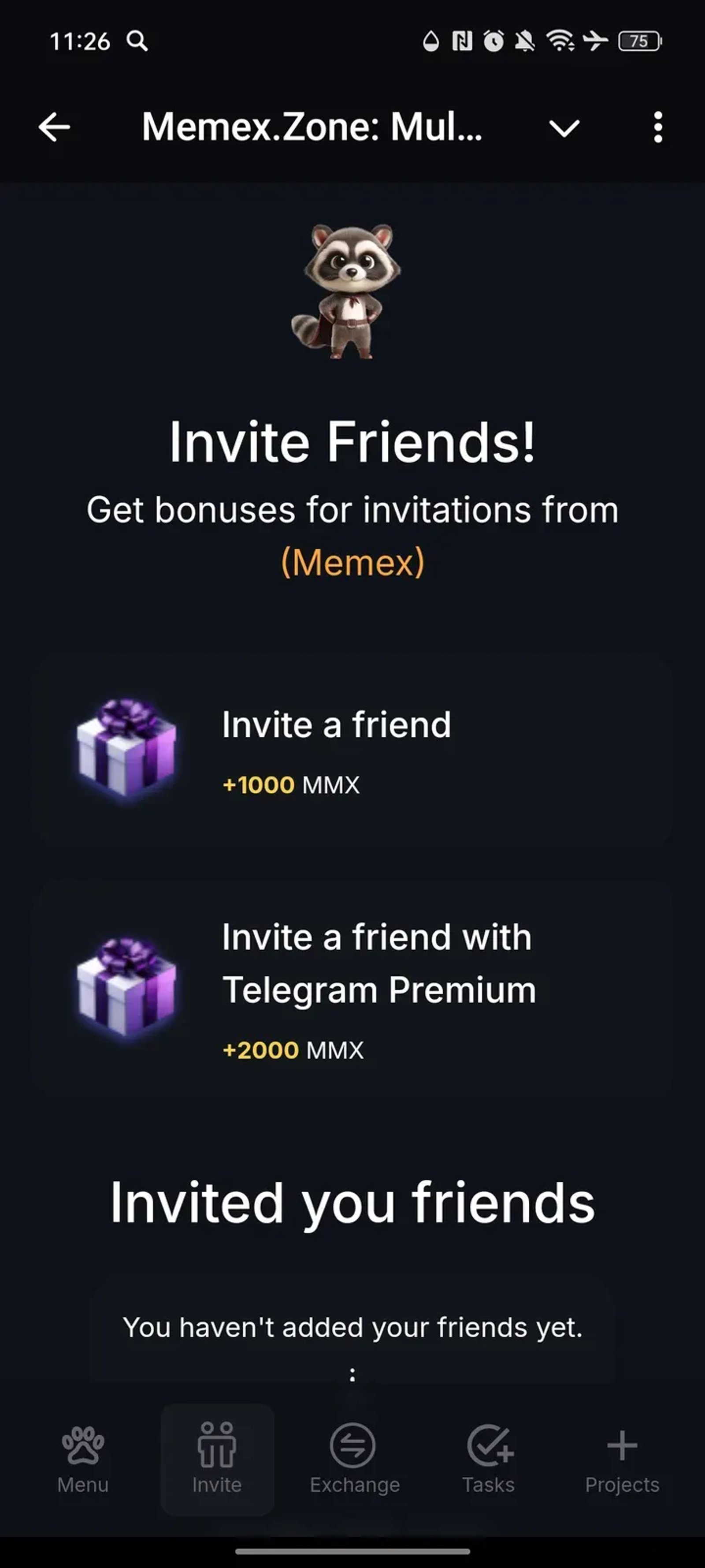 Memex.Zone: Multiproject APP - Play & Earn BOT в Телеграм — скриншот 2