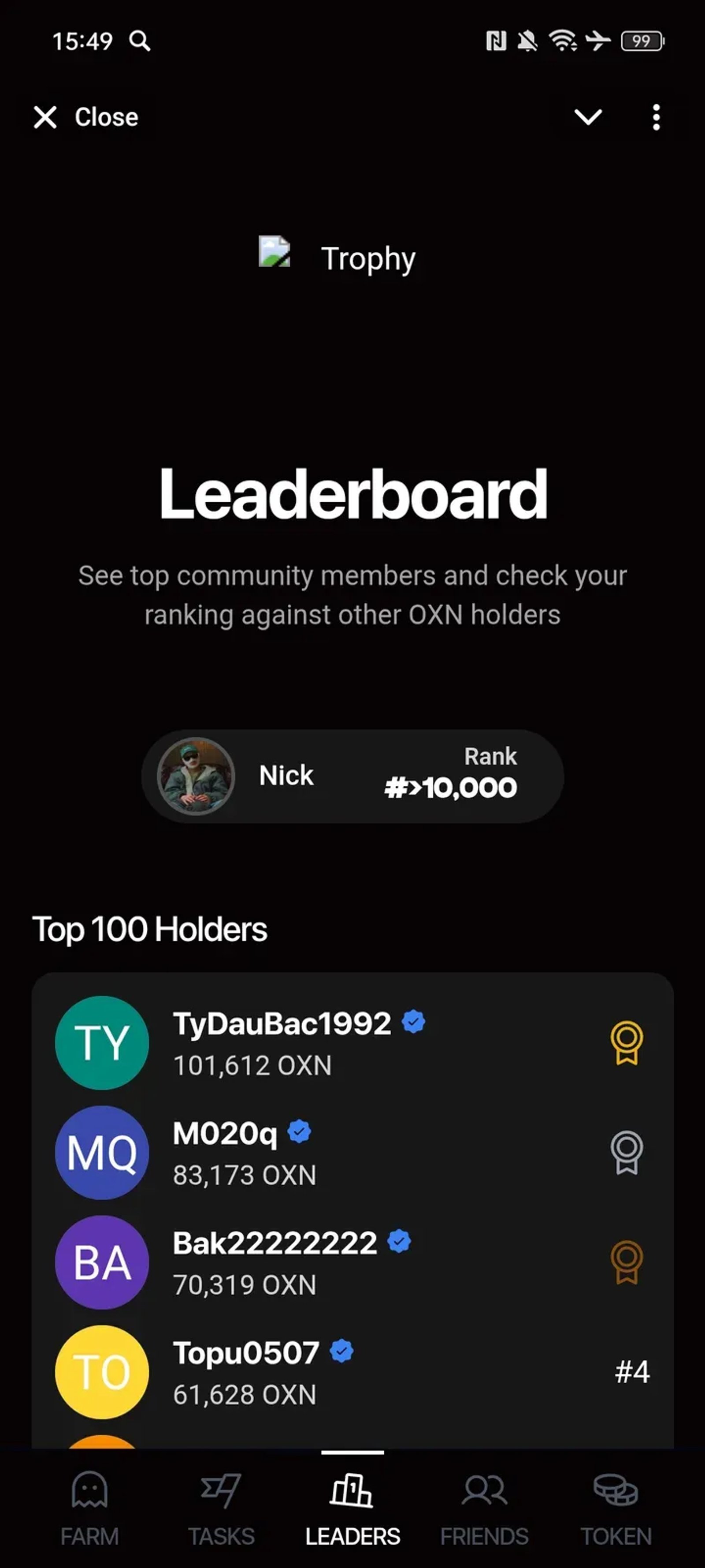 Orexn Telegram Screenshot 3