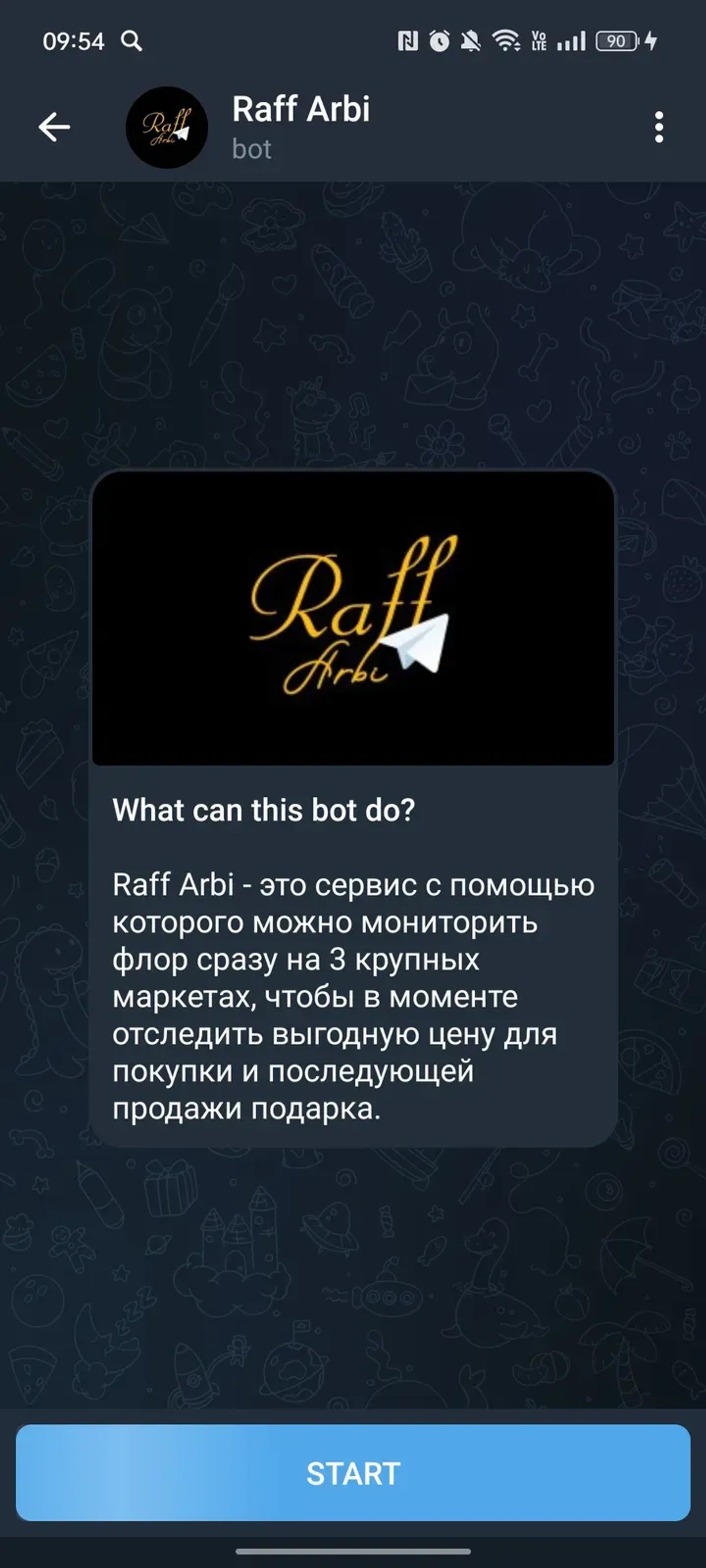 Raff Arbi Telegram Screenshot 3