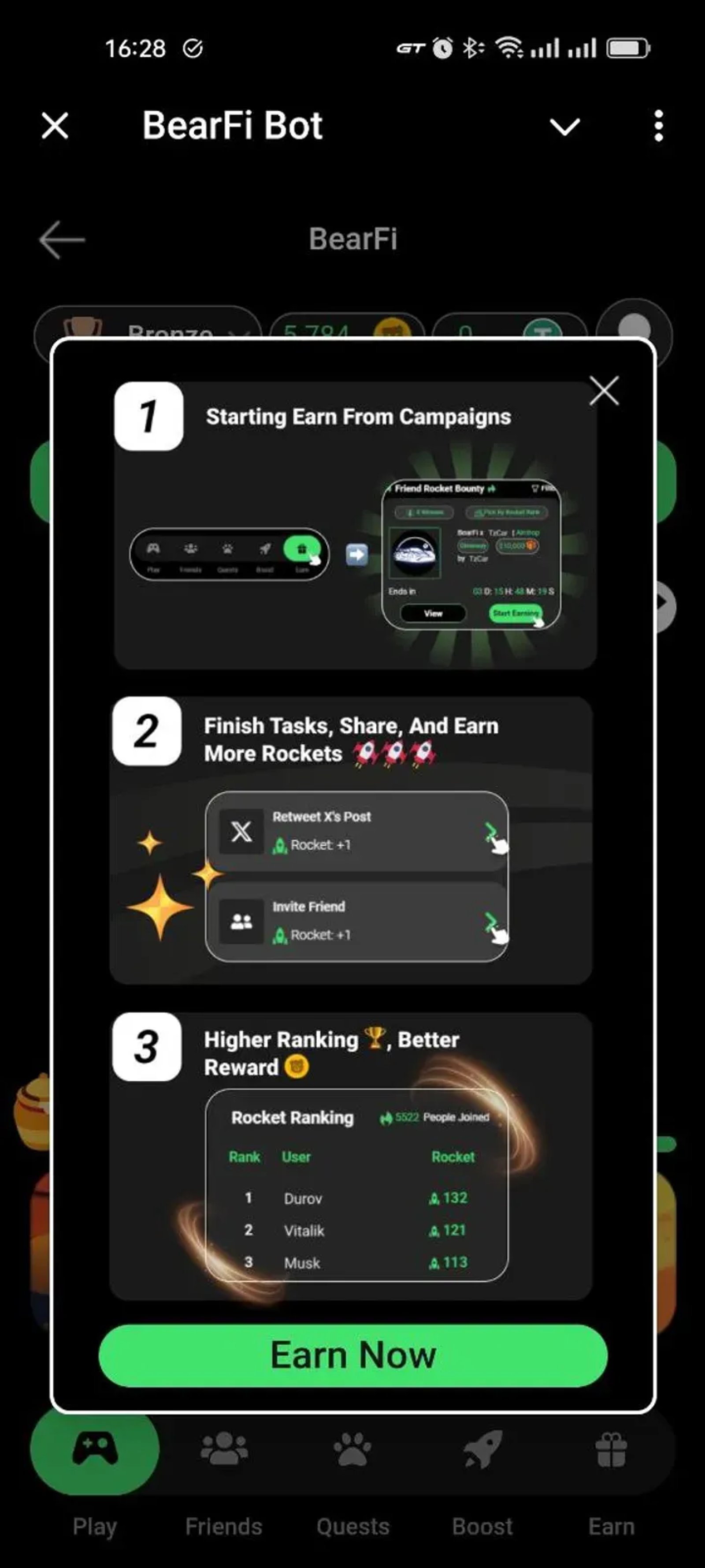 BearFi Bot в Телеграм — скриншот 7