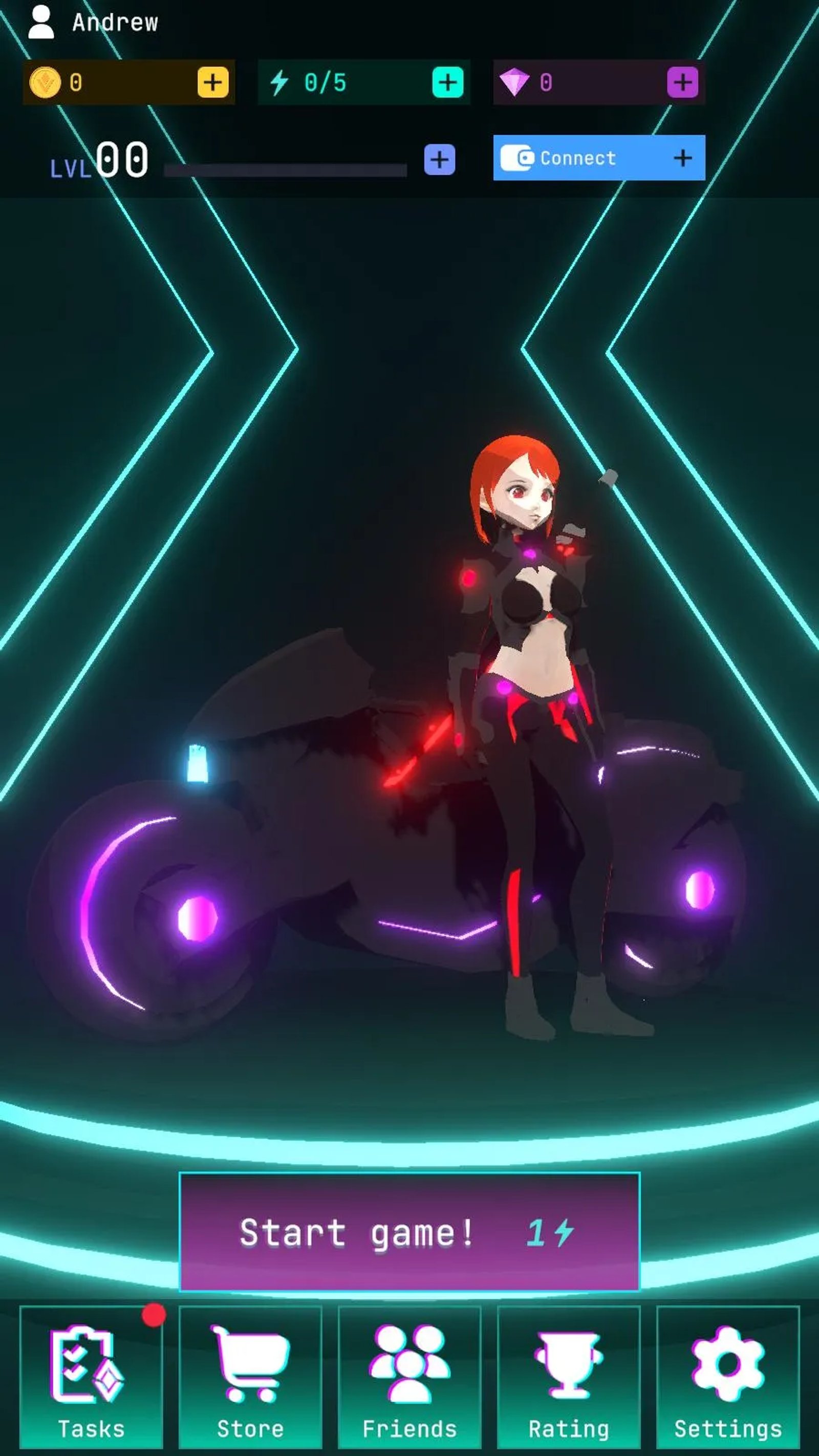 Neon Maidens Online в Телеграм — скриншот 2