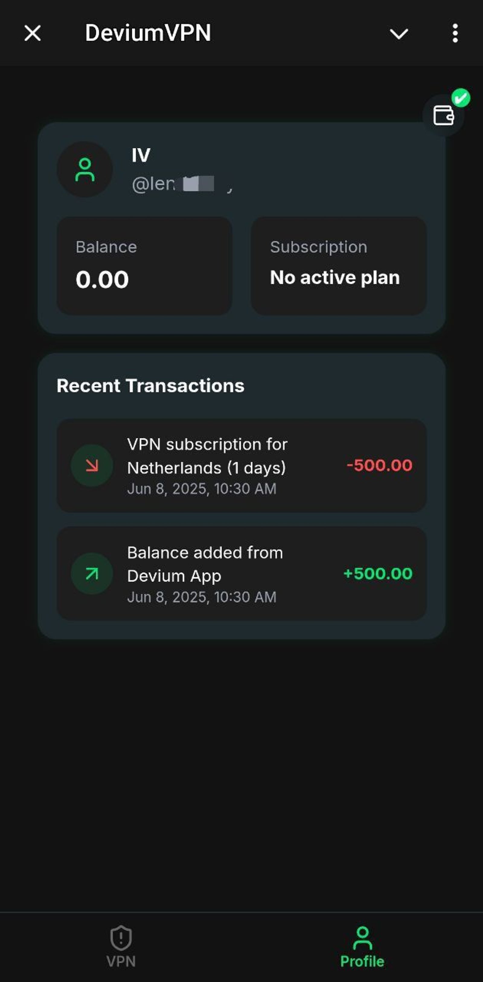 Deviumvpn Telegram Screenshot 4