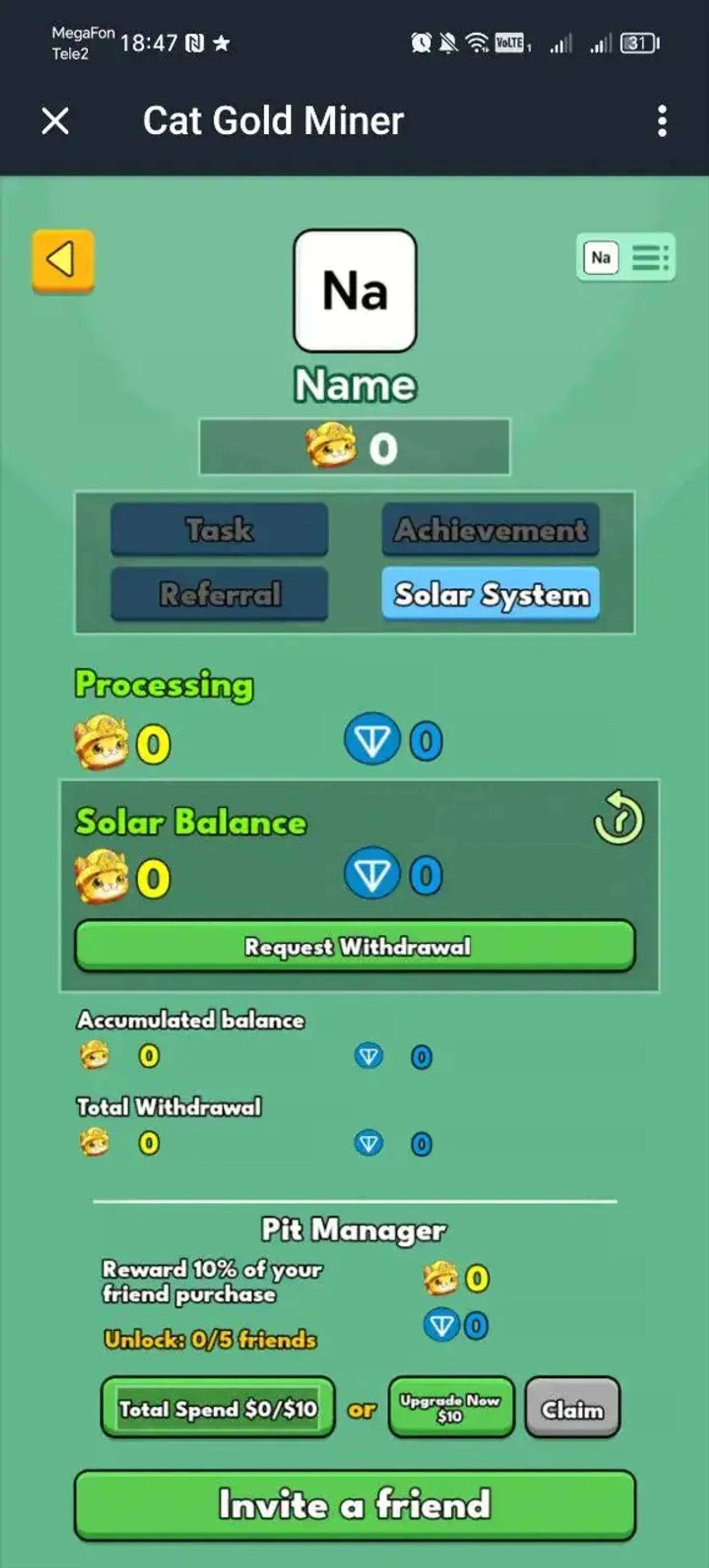 Cat Gold Miner Telegram Screenshot 3