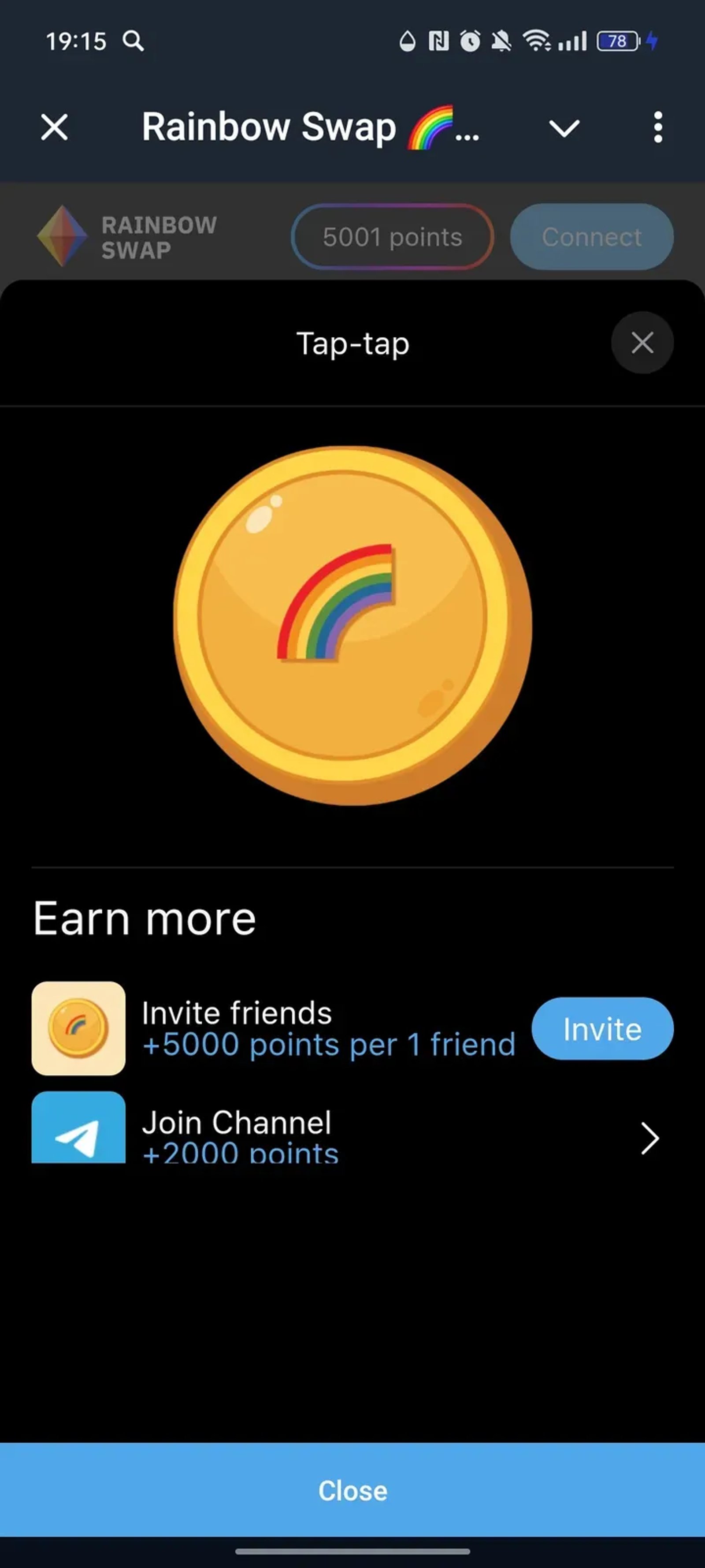 Rainbow.ag - Swap Aggregator on TON в Телеграм — скриншот 2