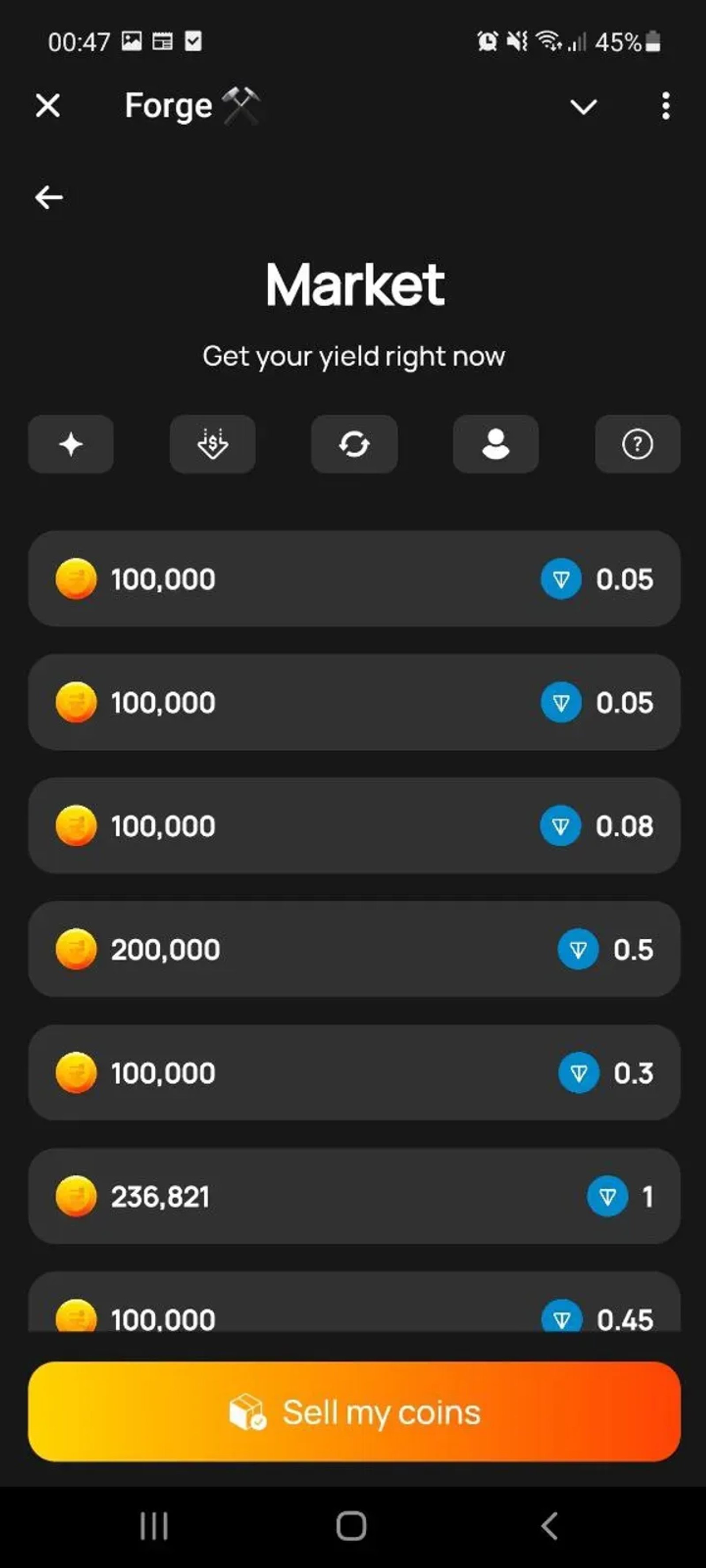 Forge ⚒ в Телеграм — скриншот 2