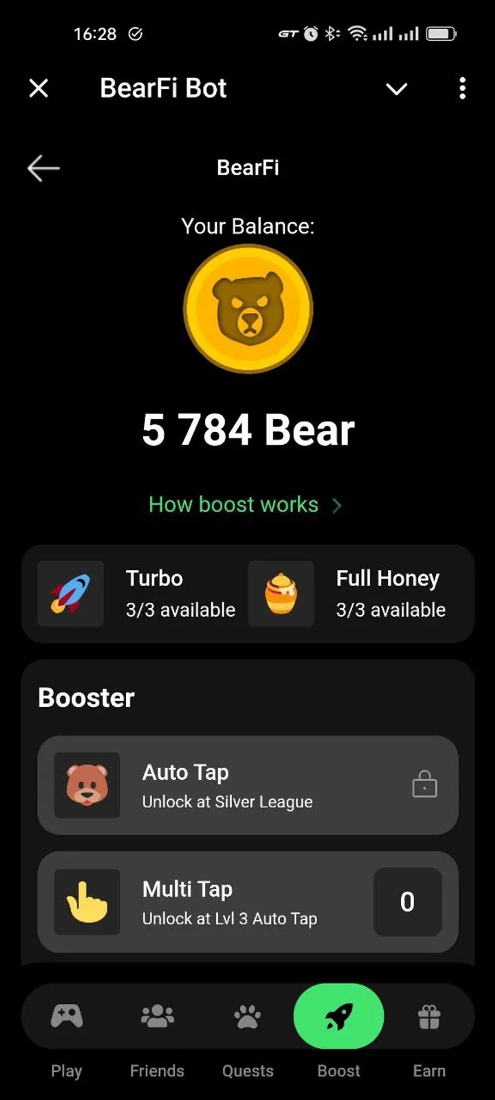 BearFi Bot в Телеграм — скриншот 6