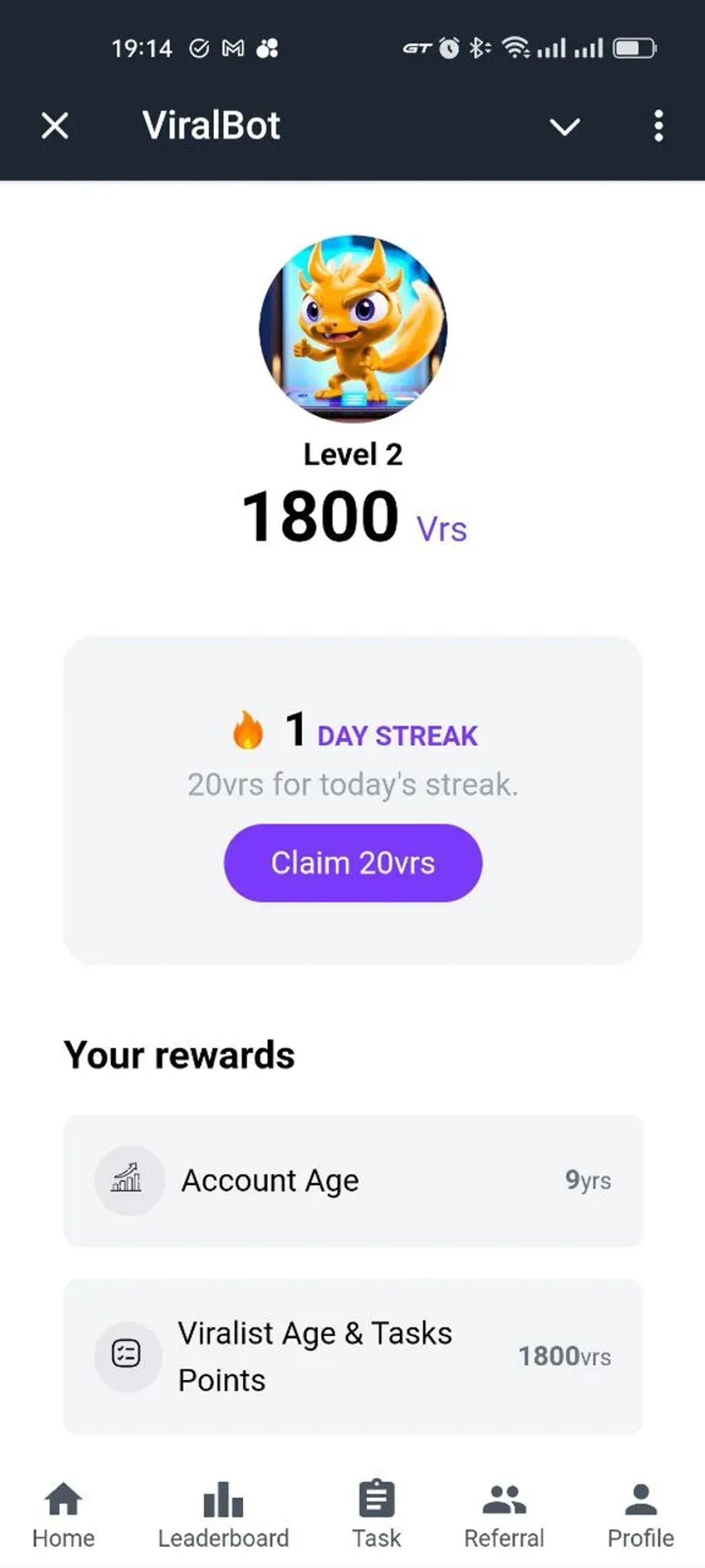 ViralBot в Телеграм — скриншот 3