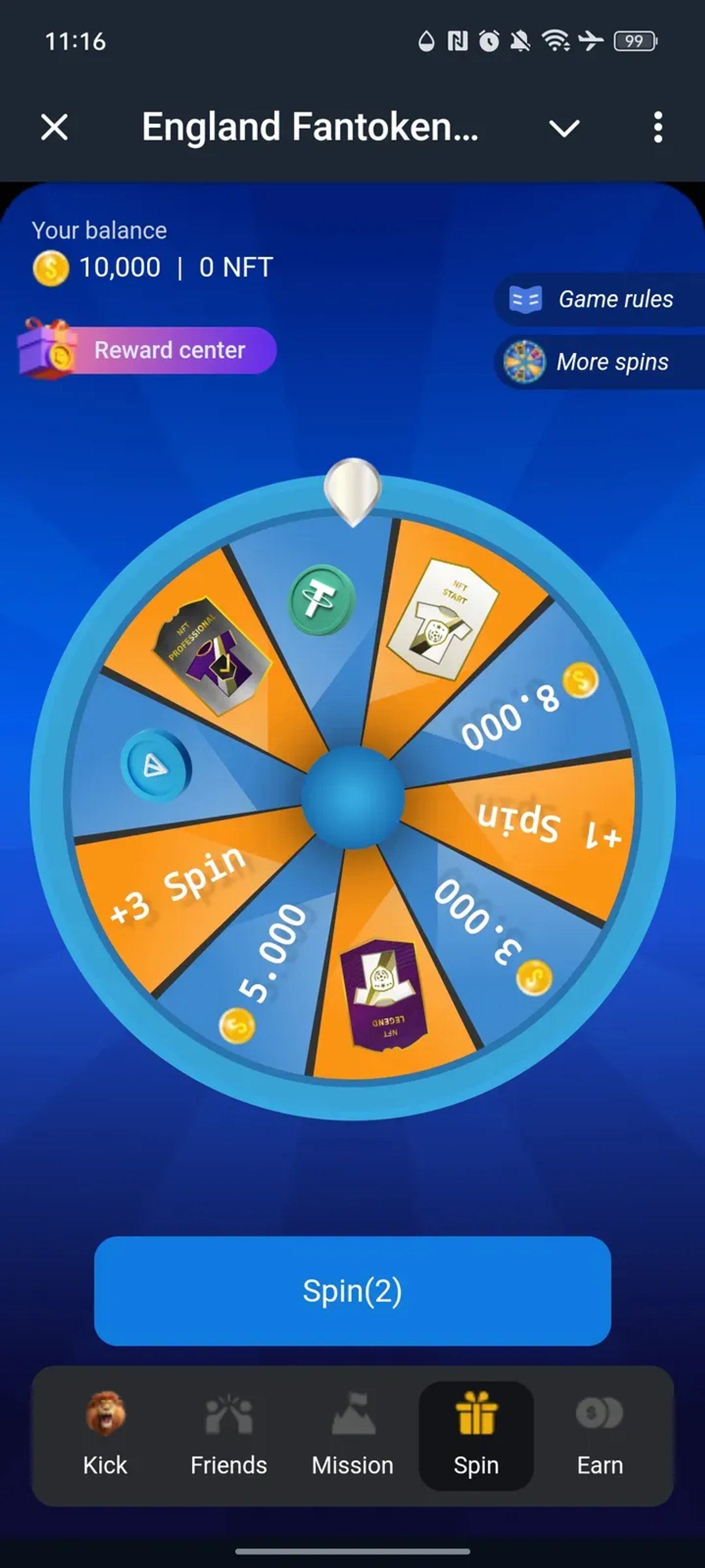 EARN RSUI в Телеграм — скриншот 4