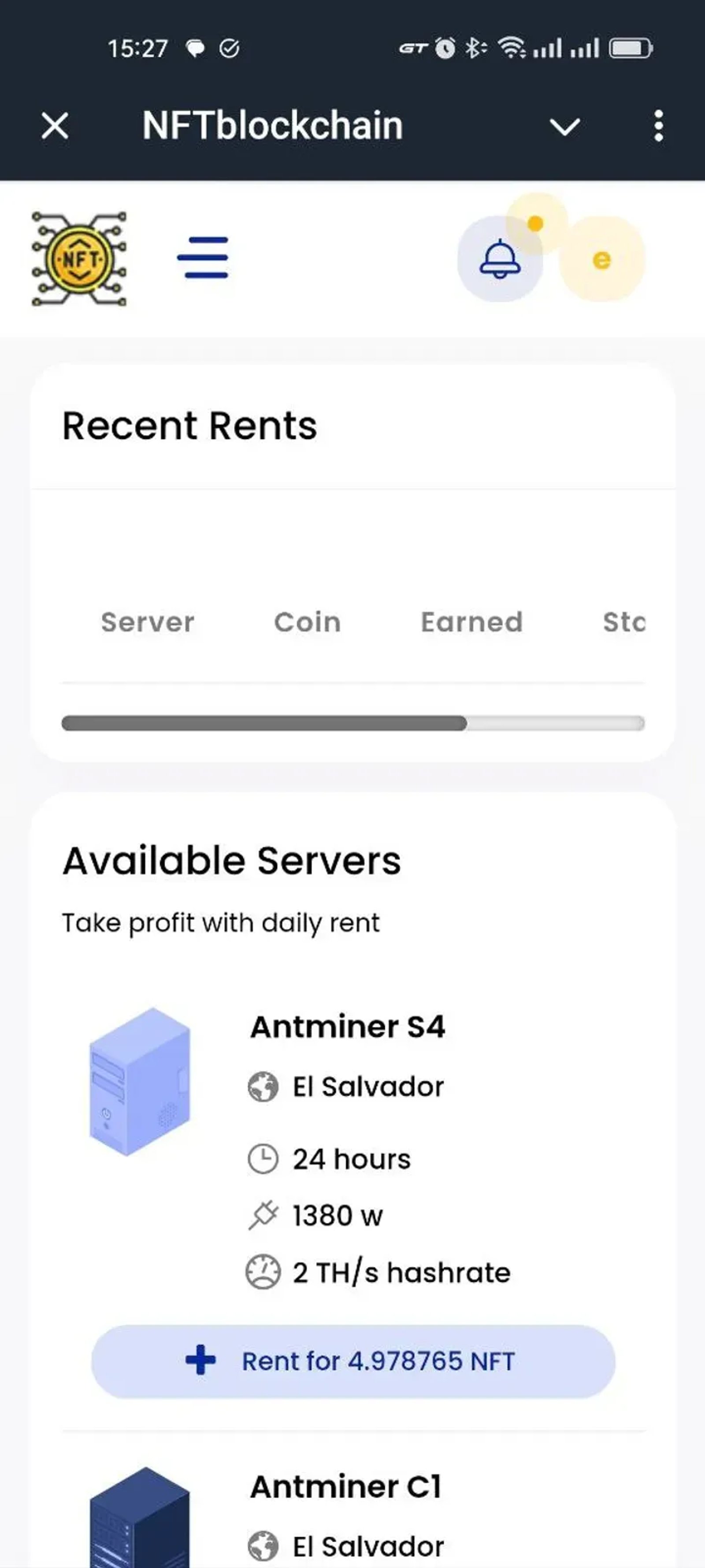 NFTblockchain в Телеграм — скриншот 3