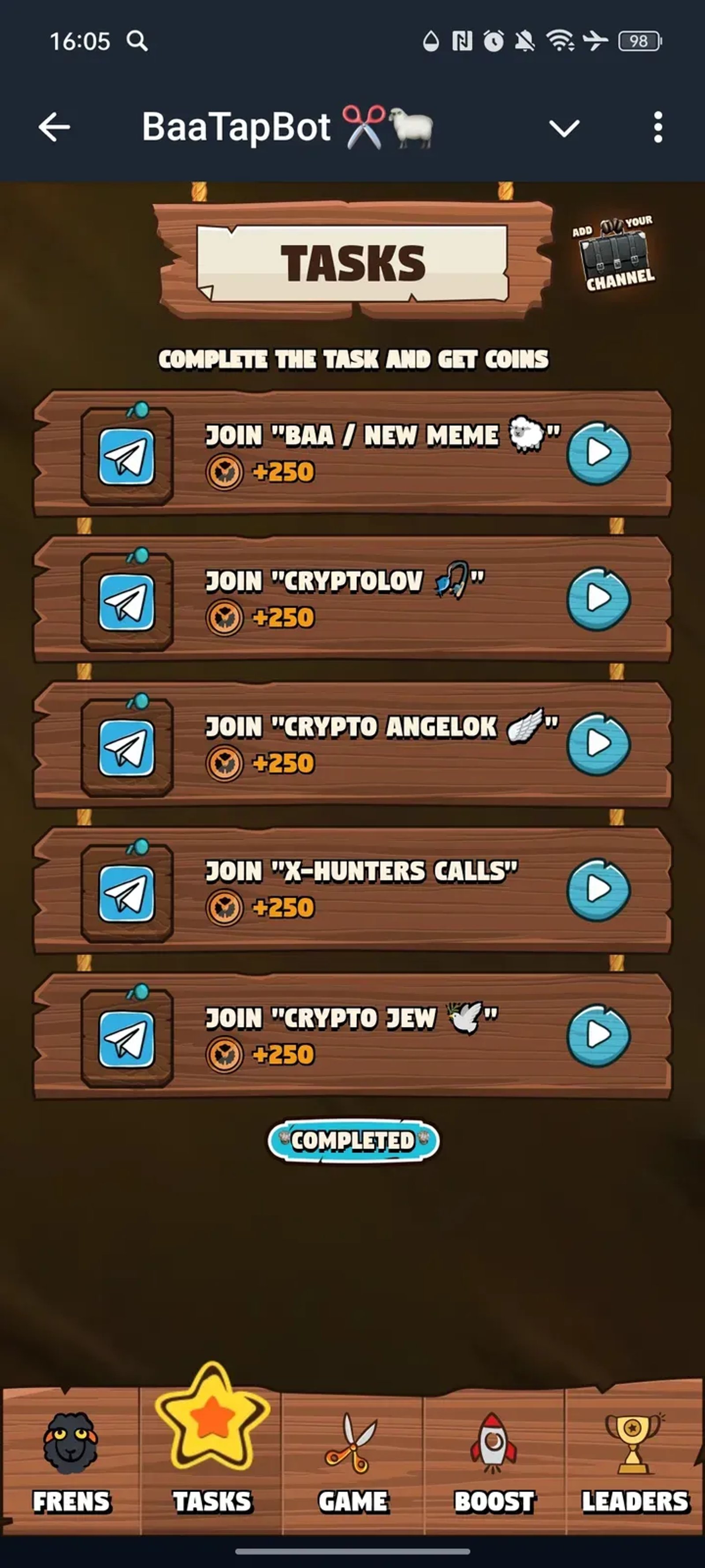 BaaTON Bot 💎🐑 Telegram Screenshot 2