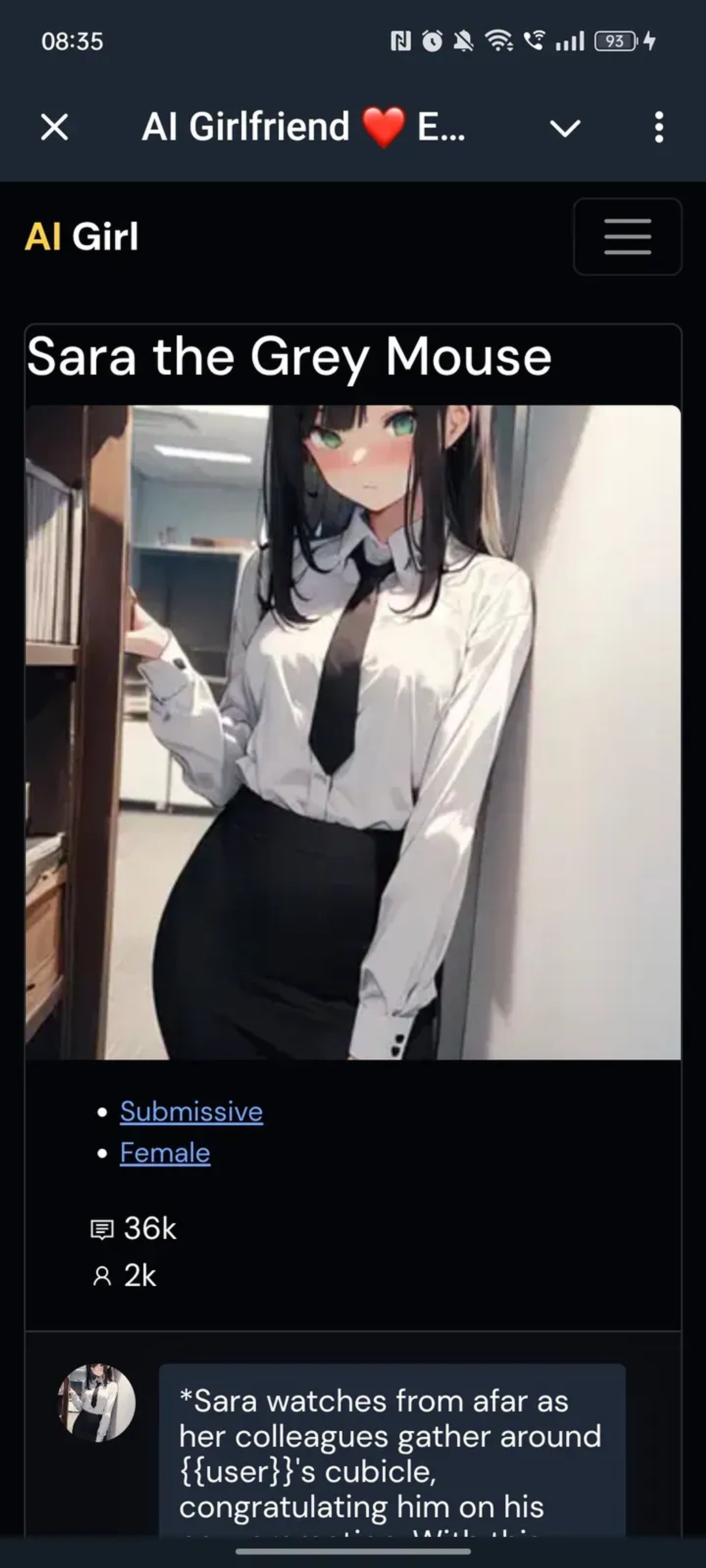 AI Girlfriend ❤️ Emma Telegram Screenshot 4