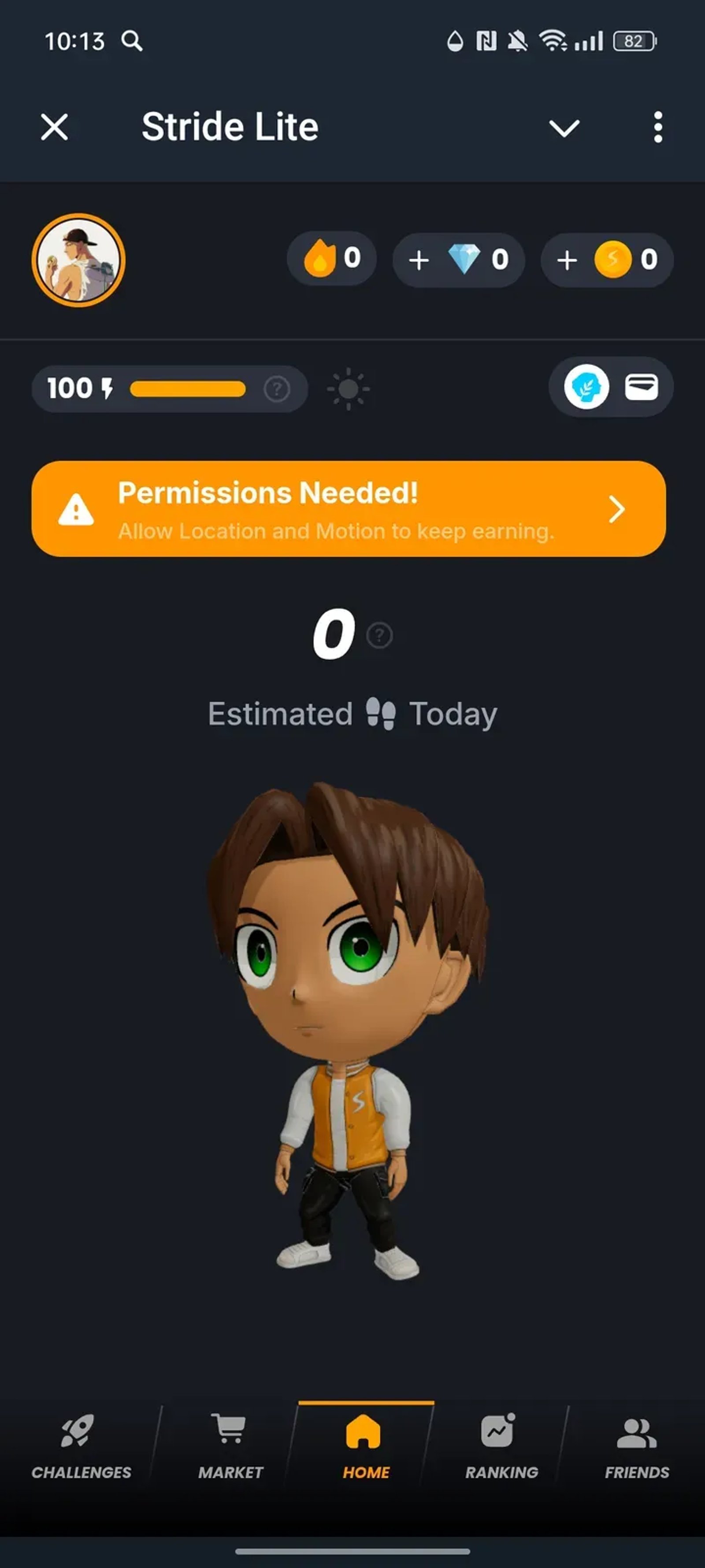 Stride Lite в Телеграм — скриншот 1