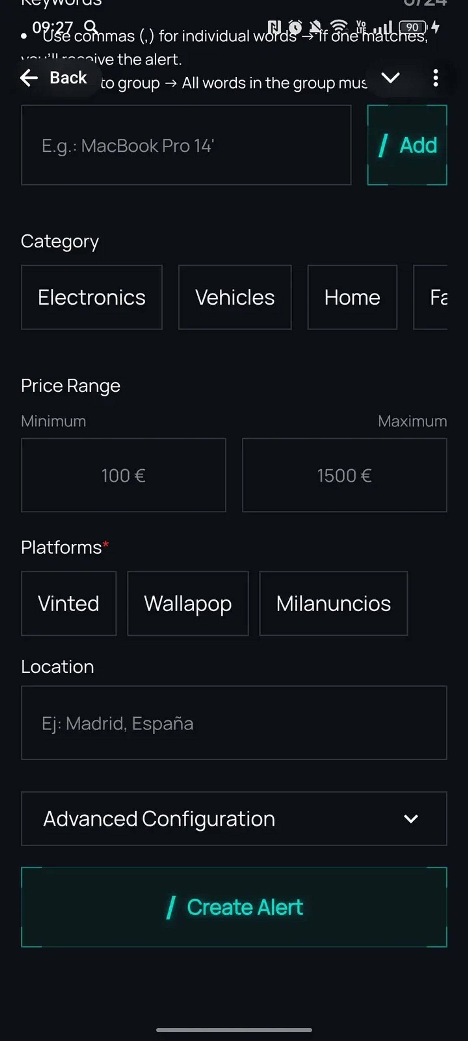Vallax Telegram Screenshot 3