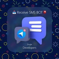 📥 Receive SMS BOT 📮 Logo Telegram