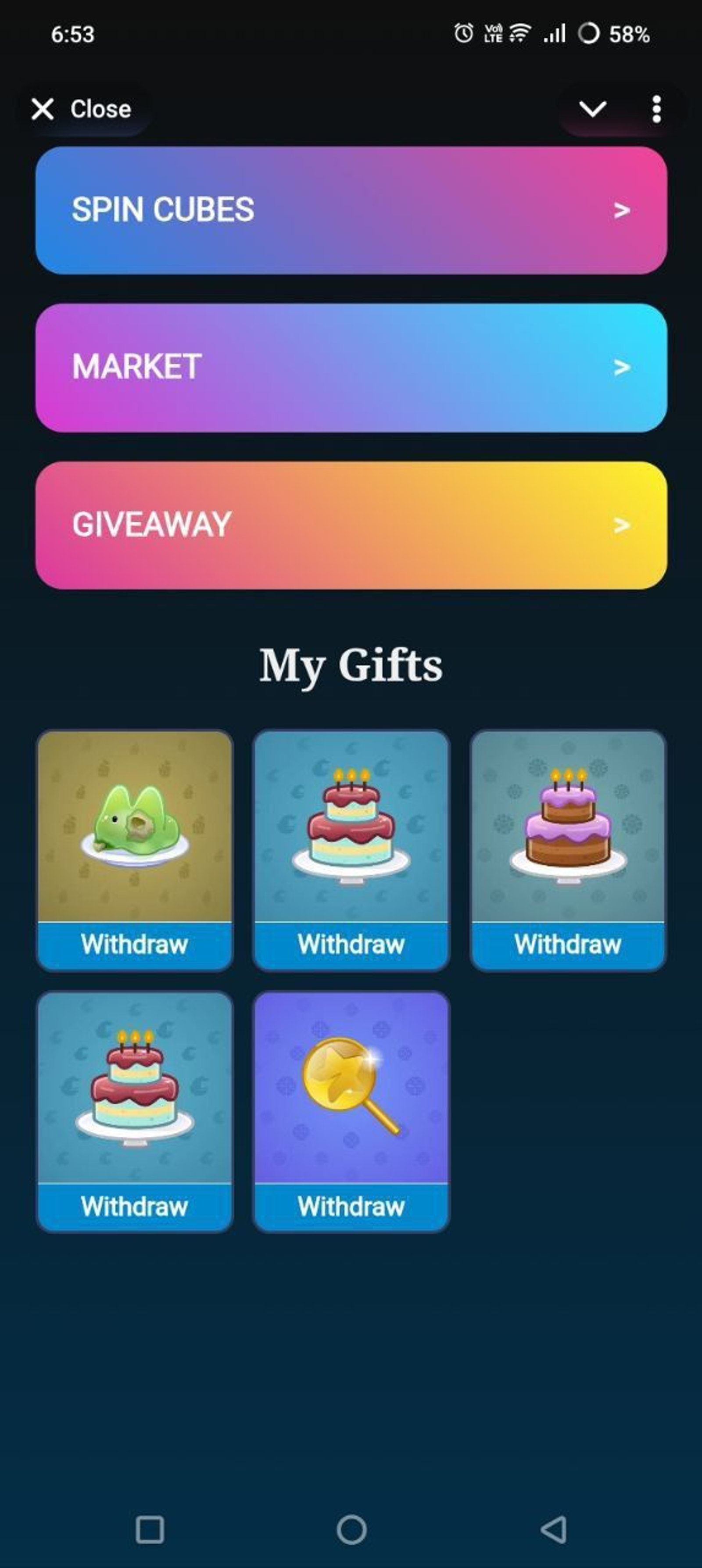 Gift Busket в Телеграм — скриншот 3