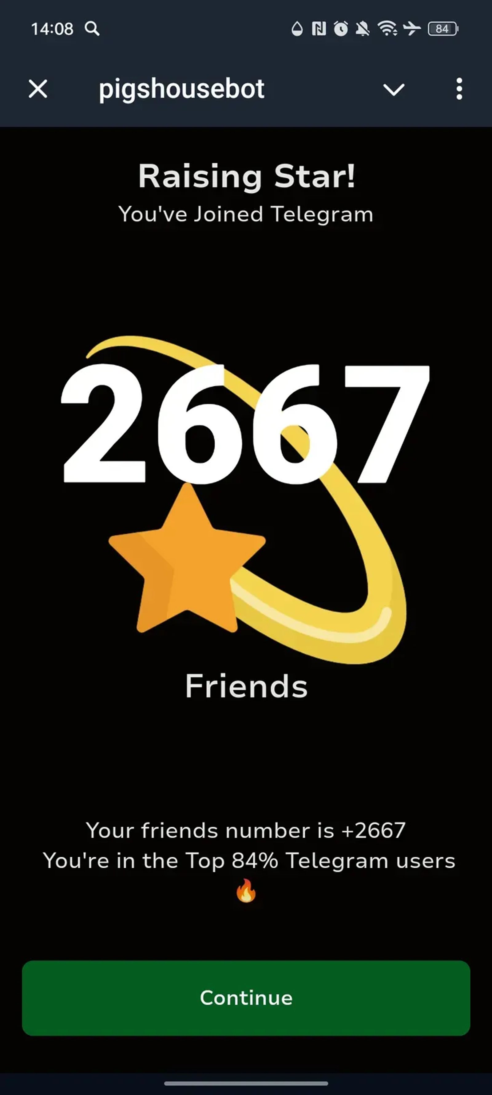 pigshousebot в Телеграм — скриншот 2