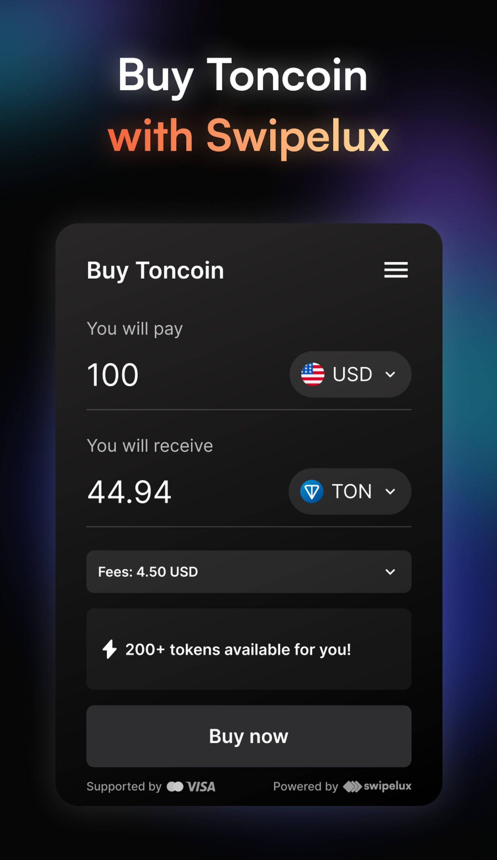 Swipelux Telegram Screenshot 1