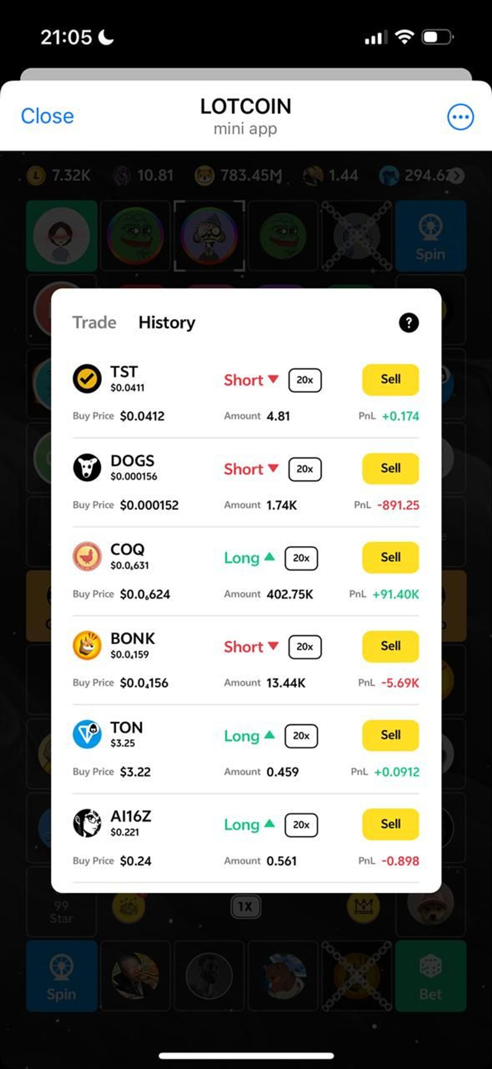 LOTCOIN Telegram Screenshot 4