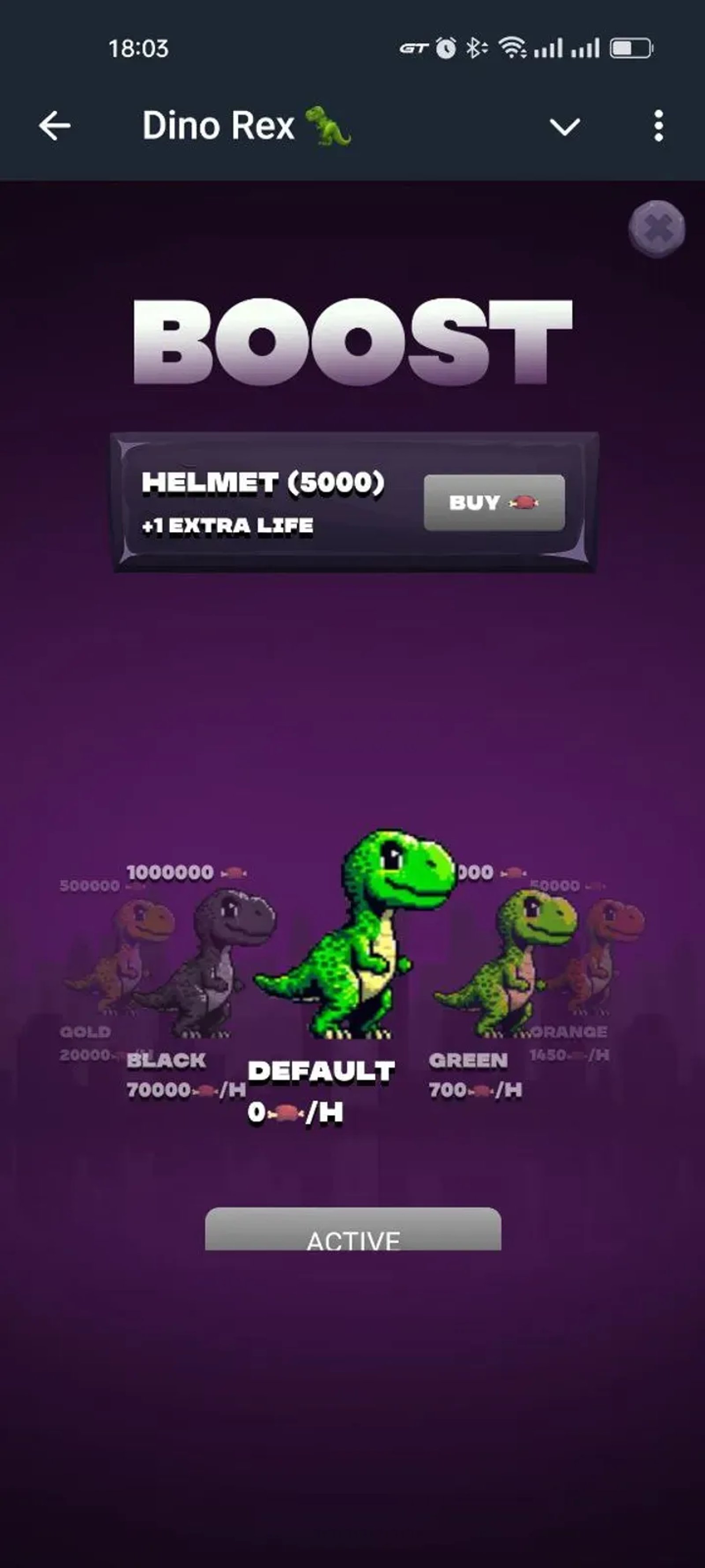 Dino Rex 🦖 в Телеграм — скриншот 4