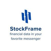 StockFrame. π°Stocks' Fundamentals, Valuation Metrics, Targets Telegram Logo StockFrame. π°Stocks' Fundamentals, Valuation Metrics, Targets Telegram Logo