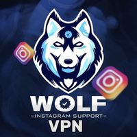 WOLF VPN 🐺 Logo Telegram
